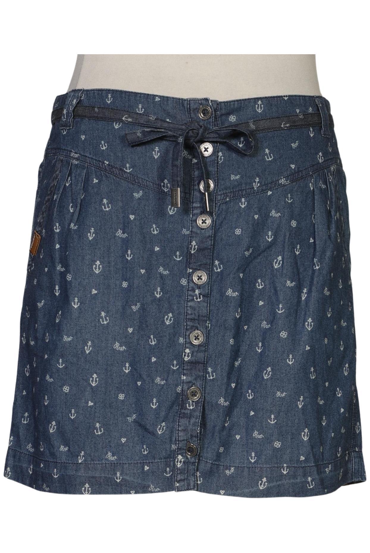 

ragwear Damen Rock, blau, Gr. 42