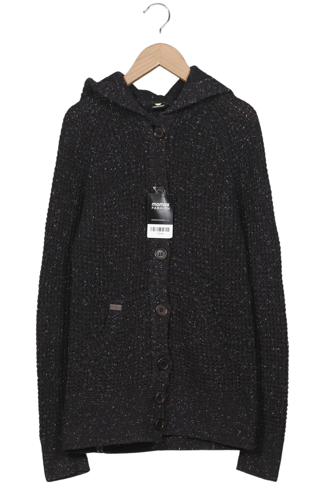 

ragwear Damen Strickjacke, schwarz, Gr. 38