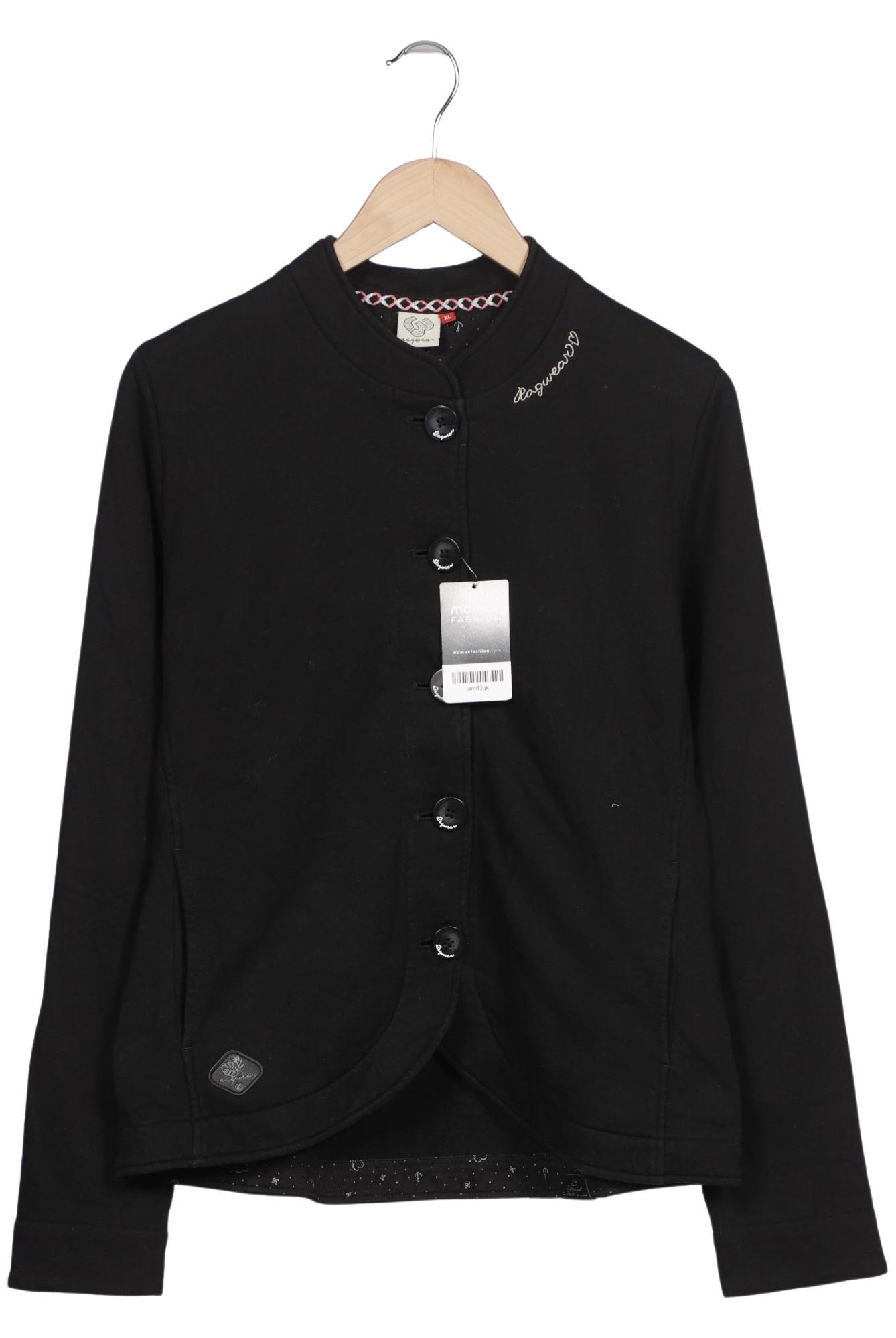 

ragwear Damen Strickjacke, schwarz, Gr. 44
