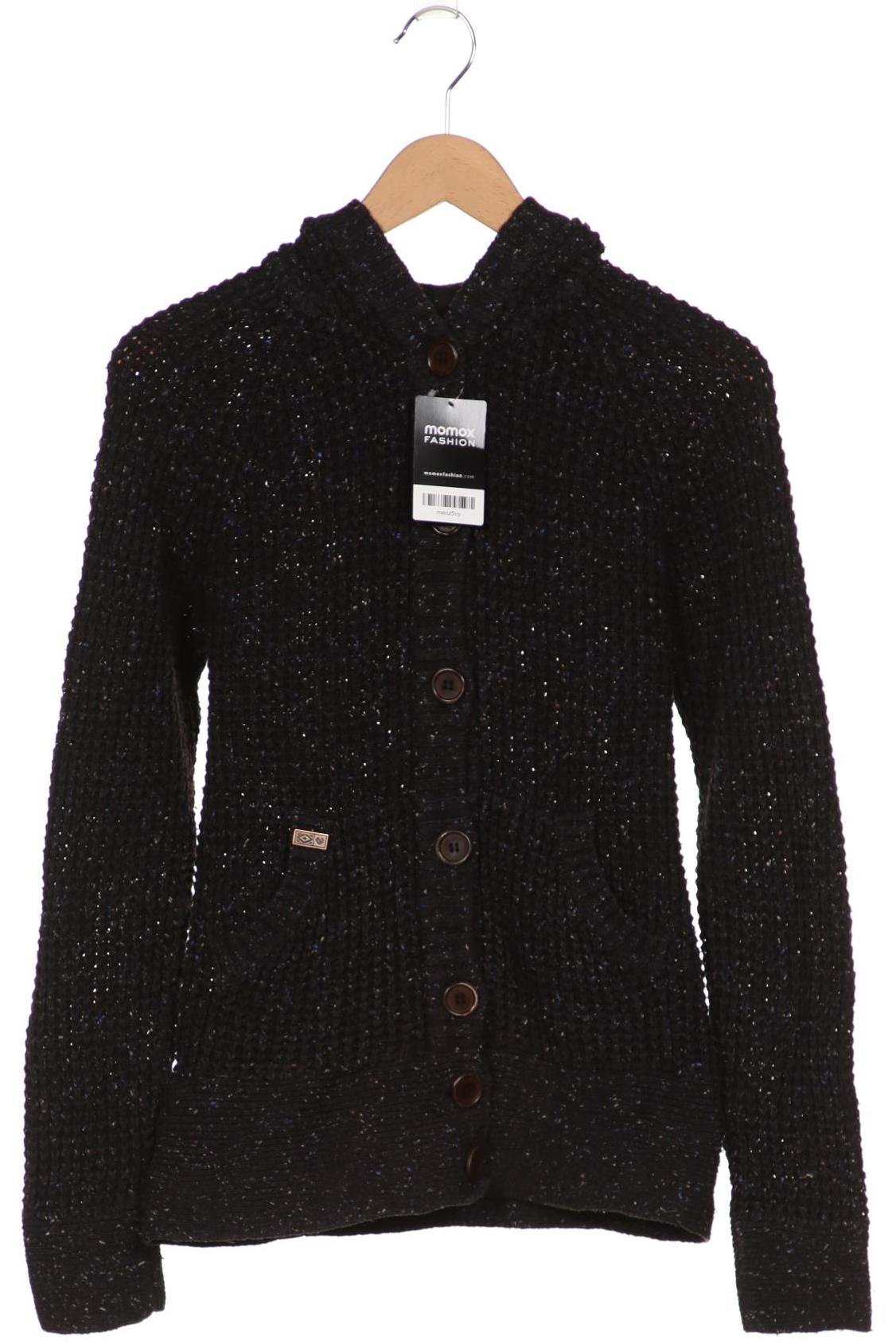 

ragwear Damen Strickjacke, schwarz