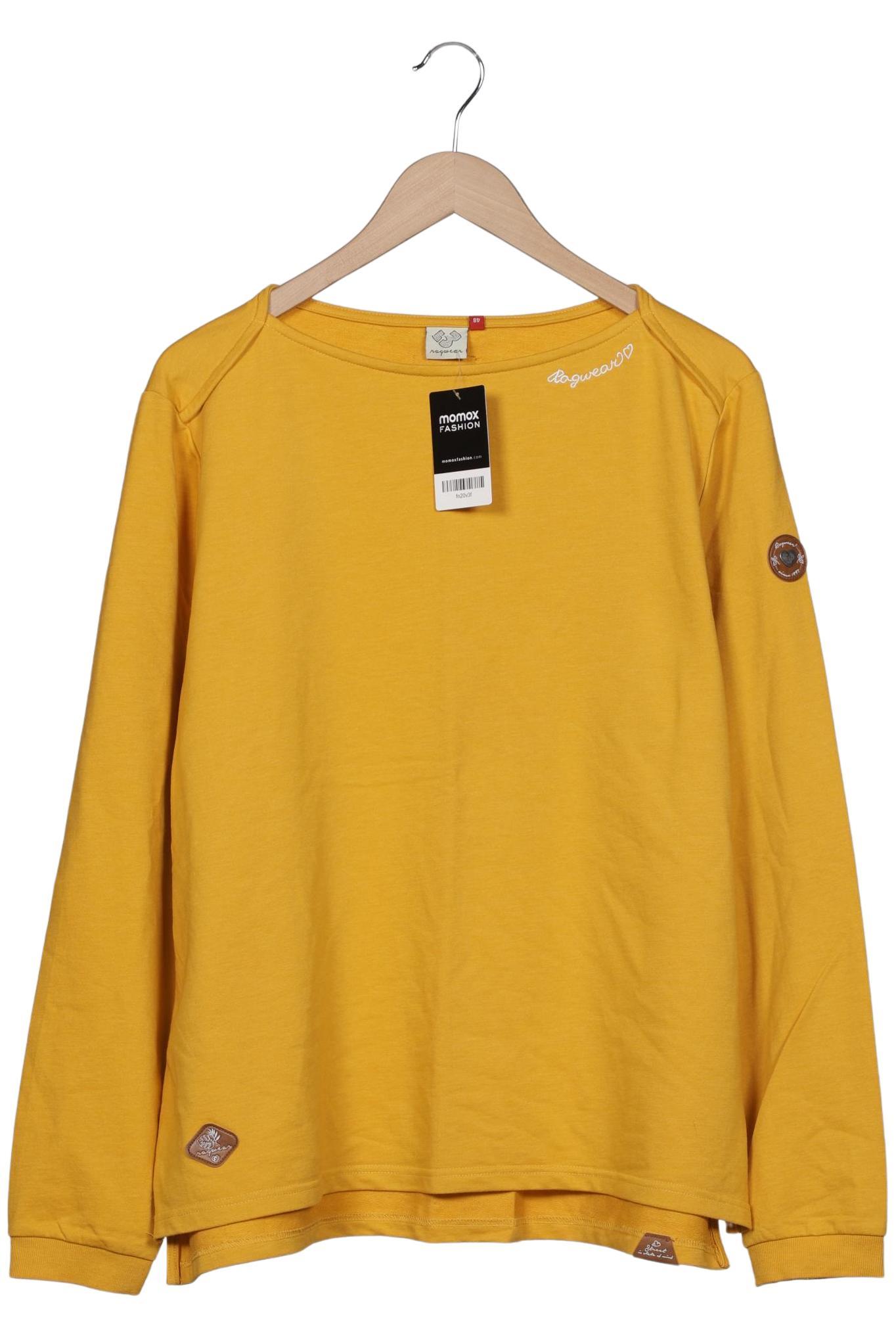 

ragwear Damen Sweatshirt, gelb, Gr. 48