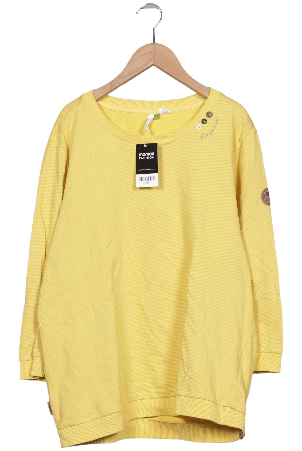 

ragwear Damen Sweatshirt, gelb, Gr. 44
