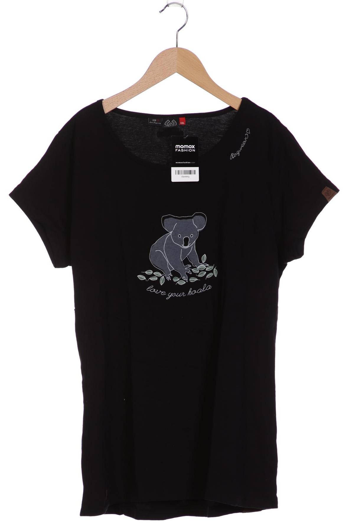 

ragwear Damen T-Shirt, schwarz, Gr. 46