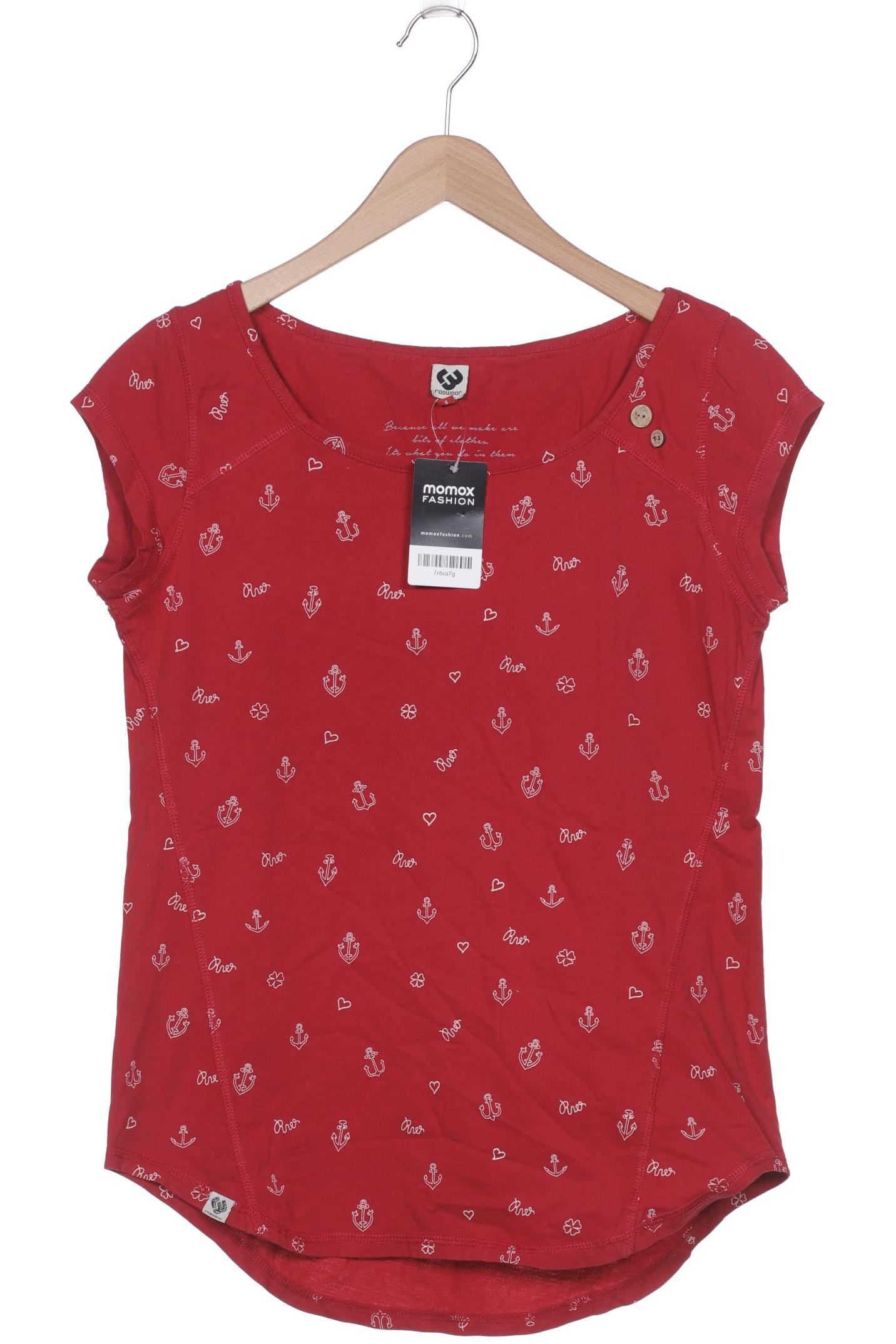 

ragwear Damen T-Shirt, rot, Gr. 36