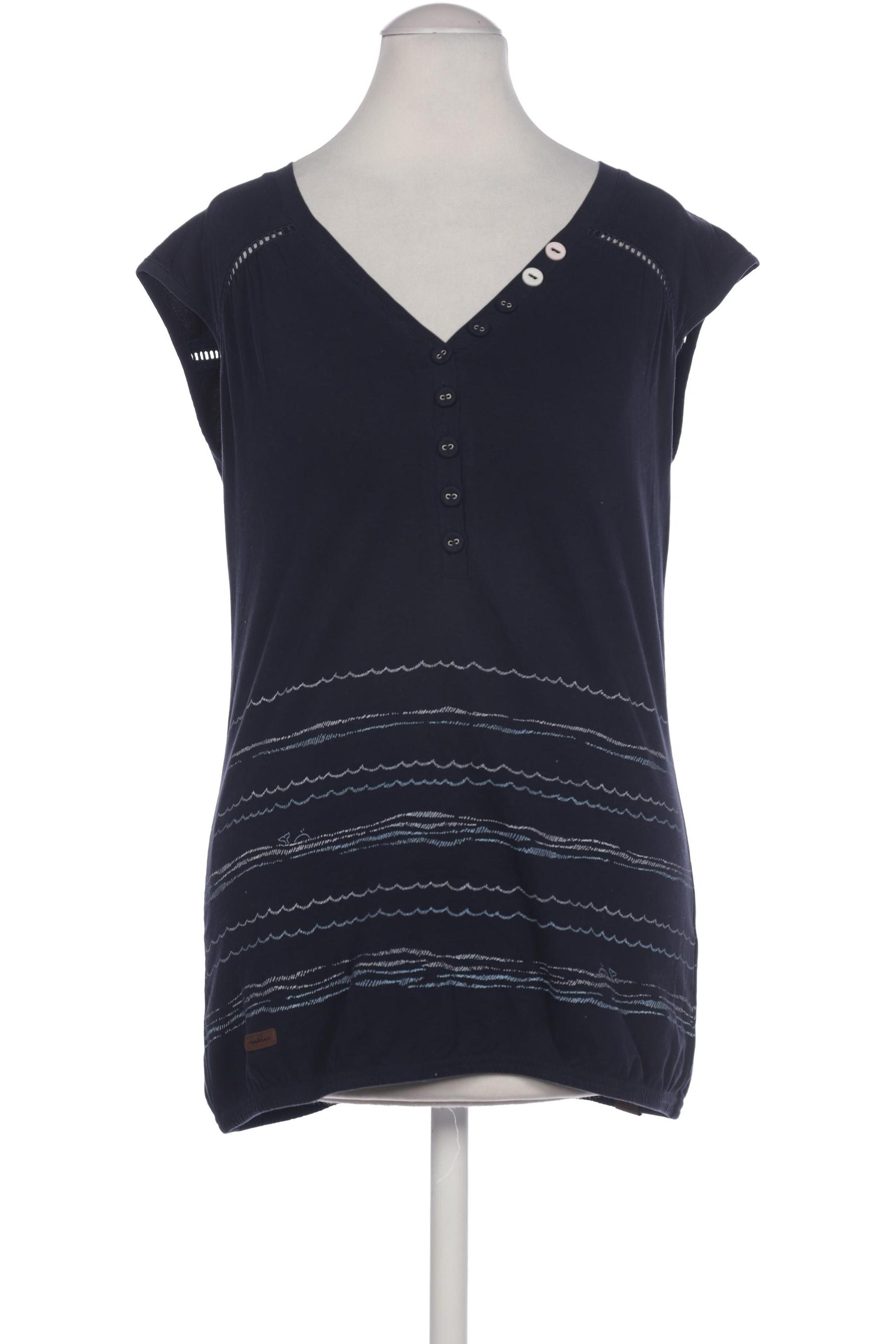 

ragwear Damen T-Shirt, marineblau, Gr. 34