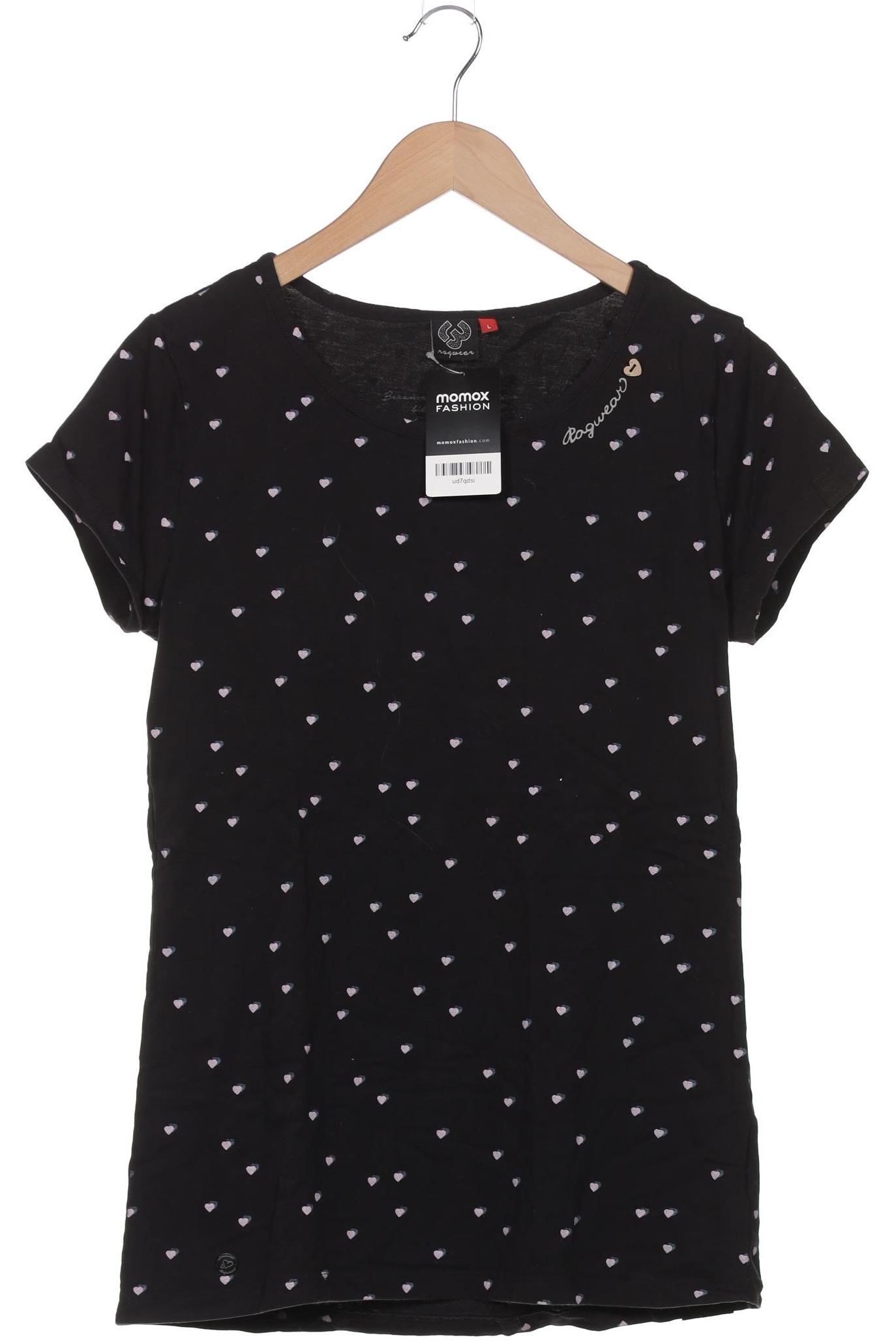 

ragwear Damen T-Shirt, schwarz, Gr. 42