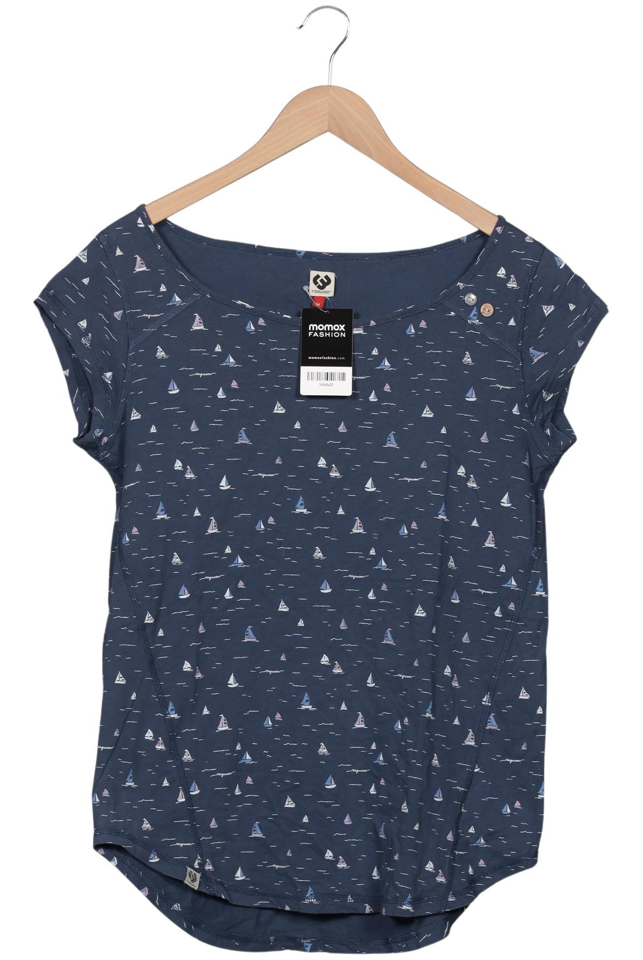 

ragwear Damen T-Shirt, blau, Gr. 38