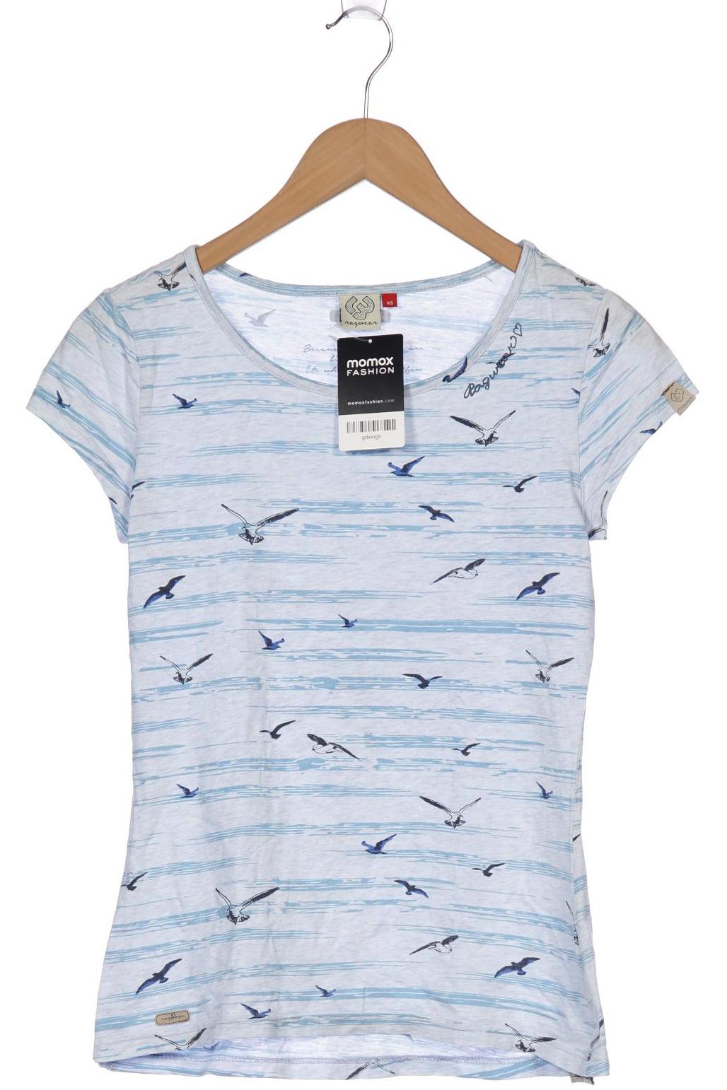 

ragwear Damen T-Shirt, hellblau, Gr. 34
