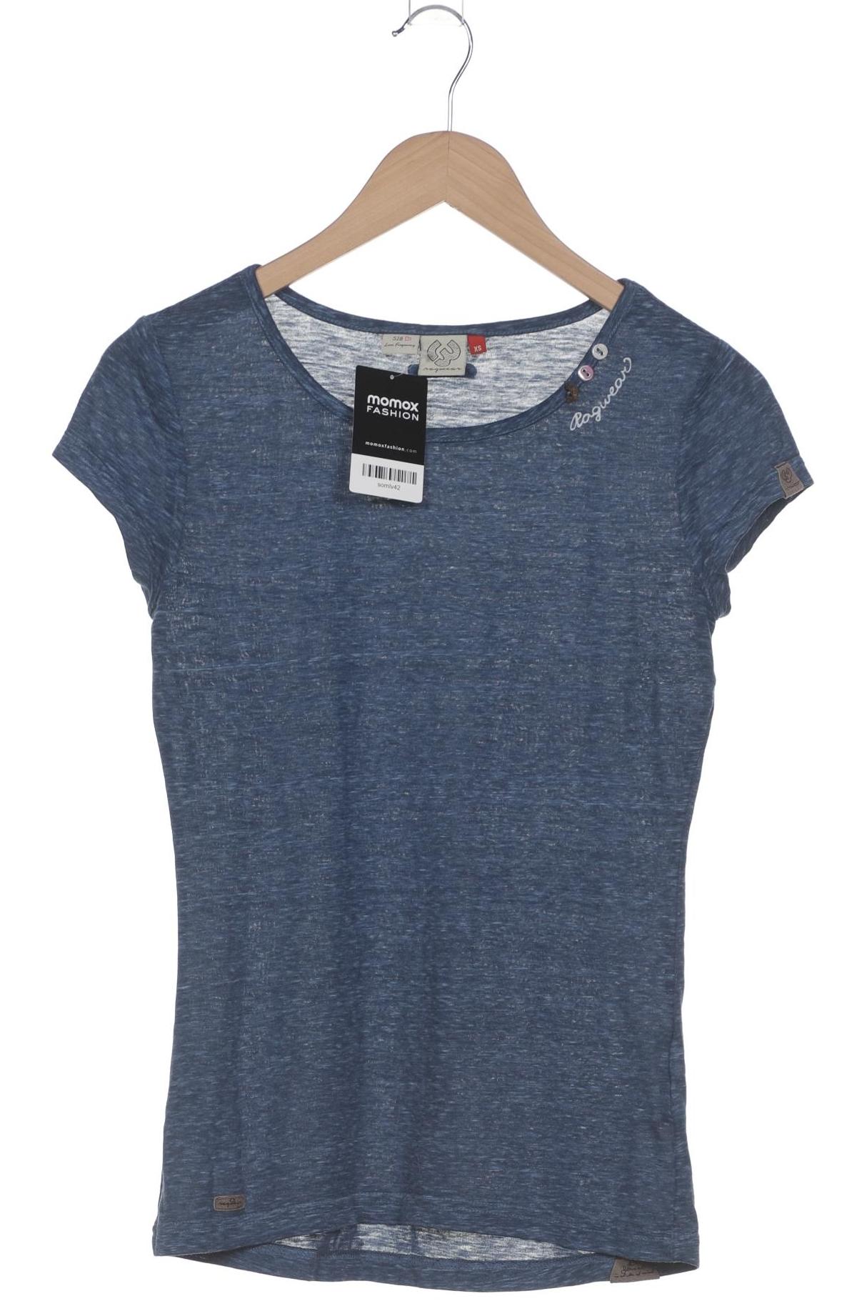 

ragwear Damen T-Shirt, blau, Gr. 34