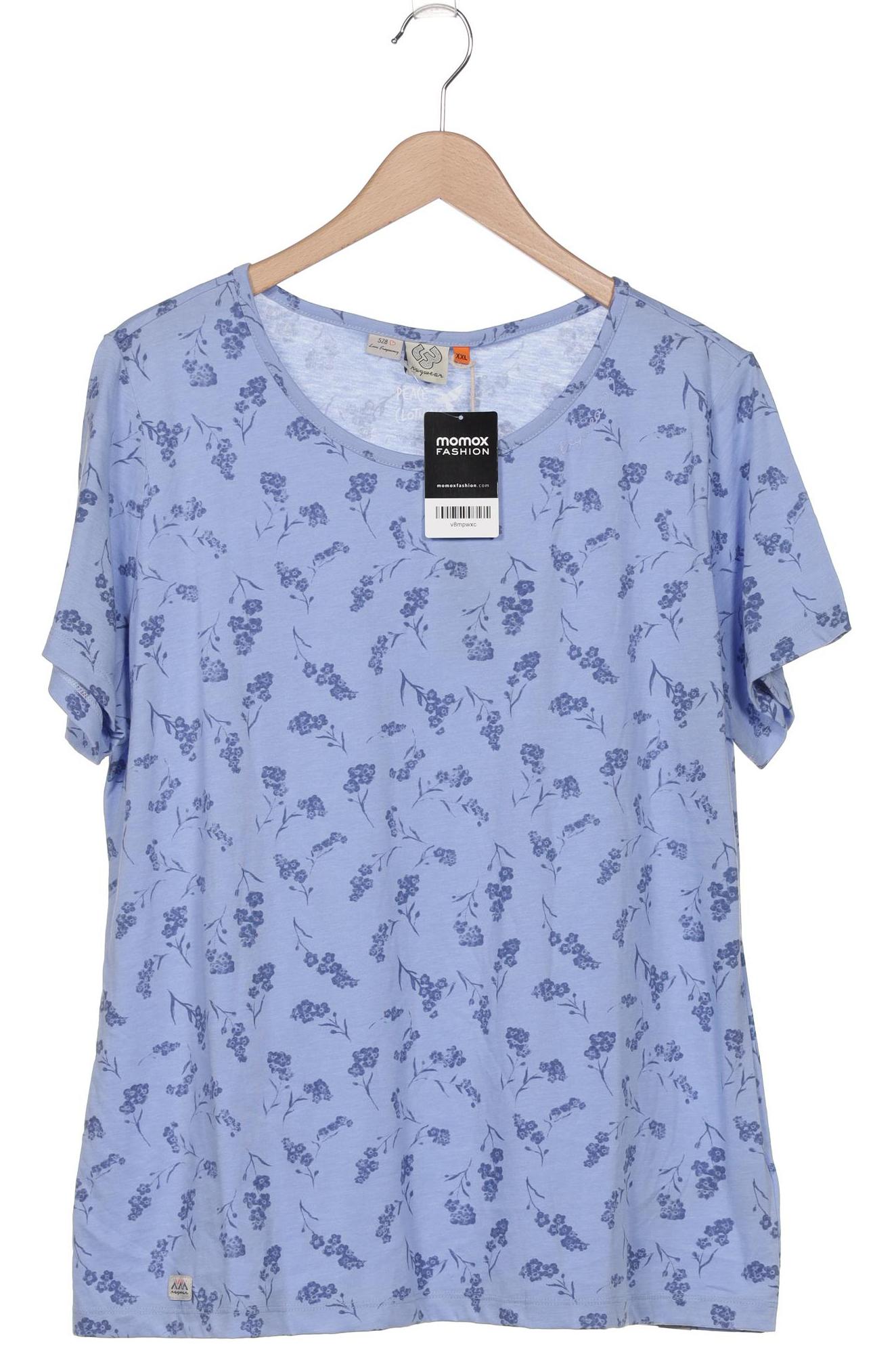 

ragwear Damen T-Shirt, blau, Gr. 46