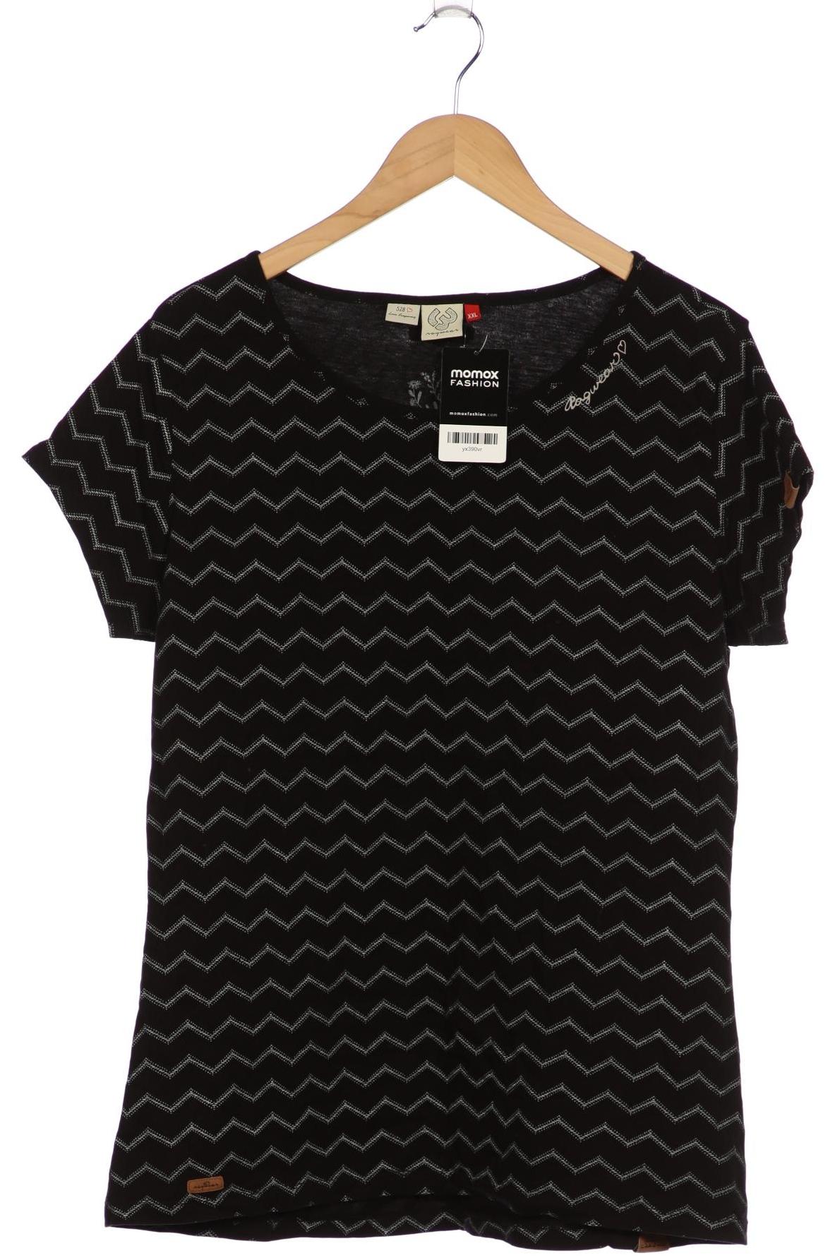 

ragwear Damen T-Shirt, schwarz, Gr. 46