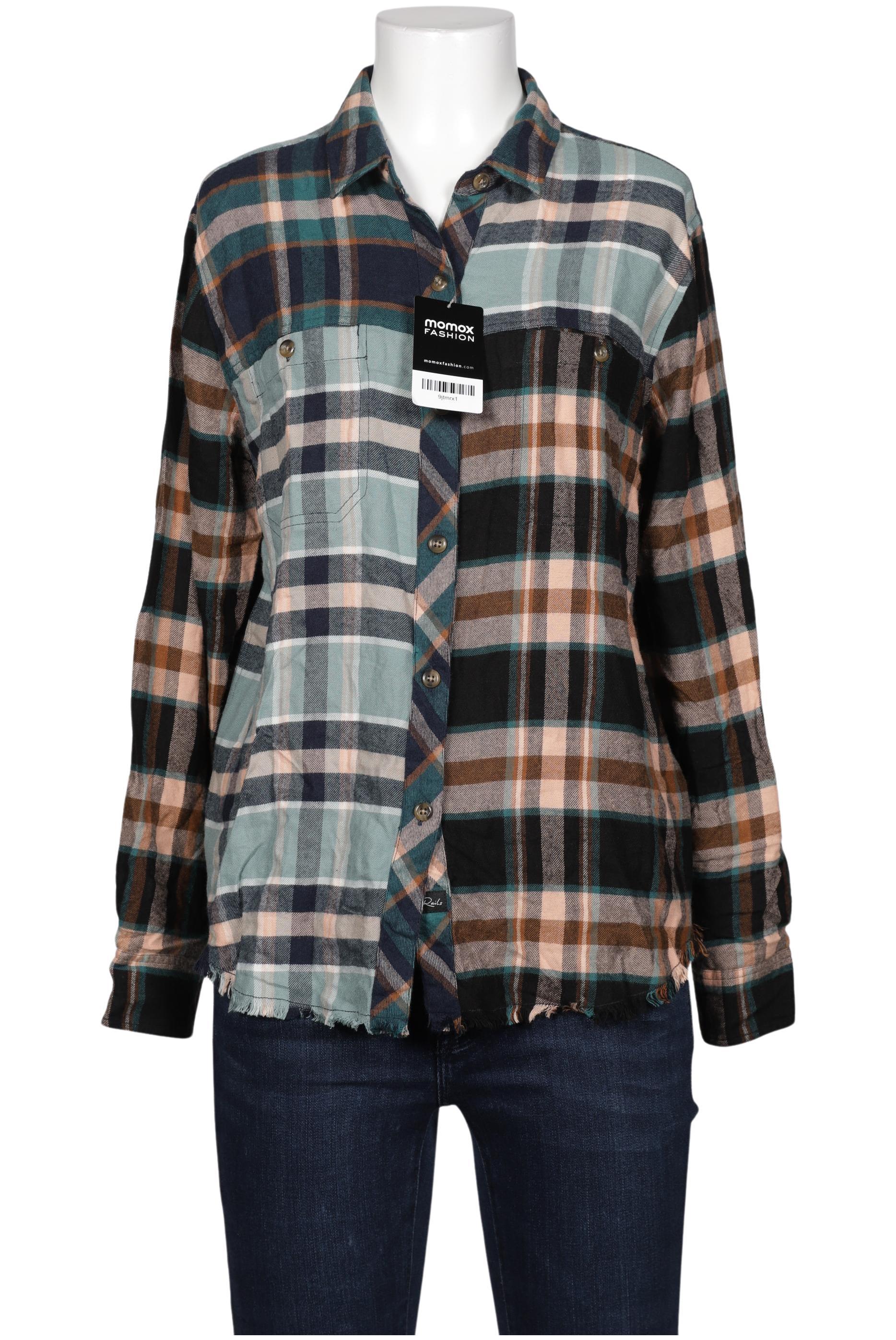 

Rains Damen Bluse, türkis, Gr. 38