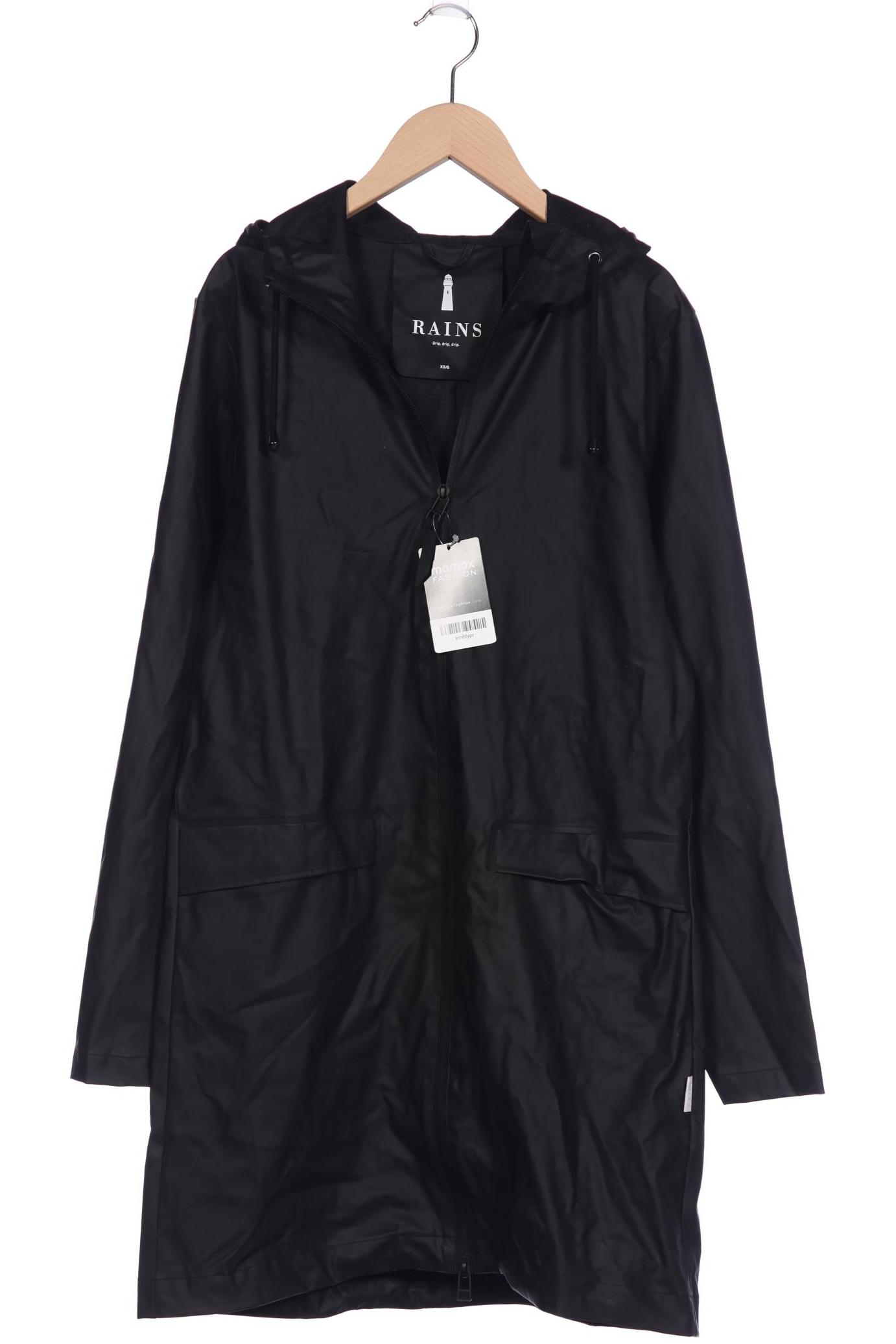 

Rains Damen Mantel, schwarz, Gr. 34