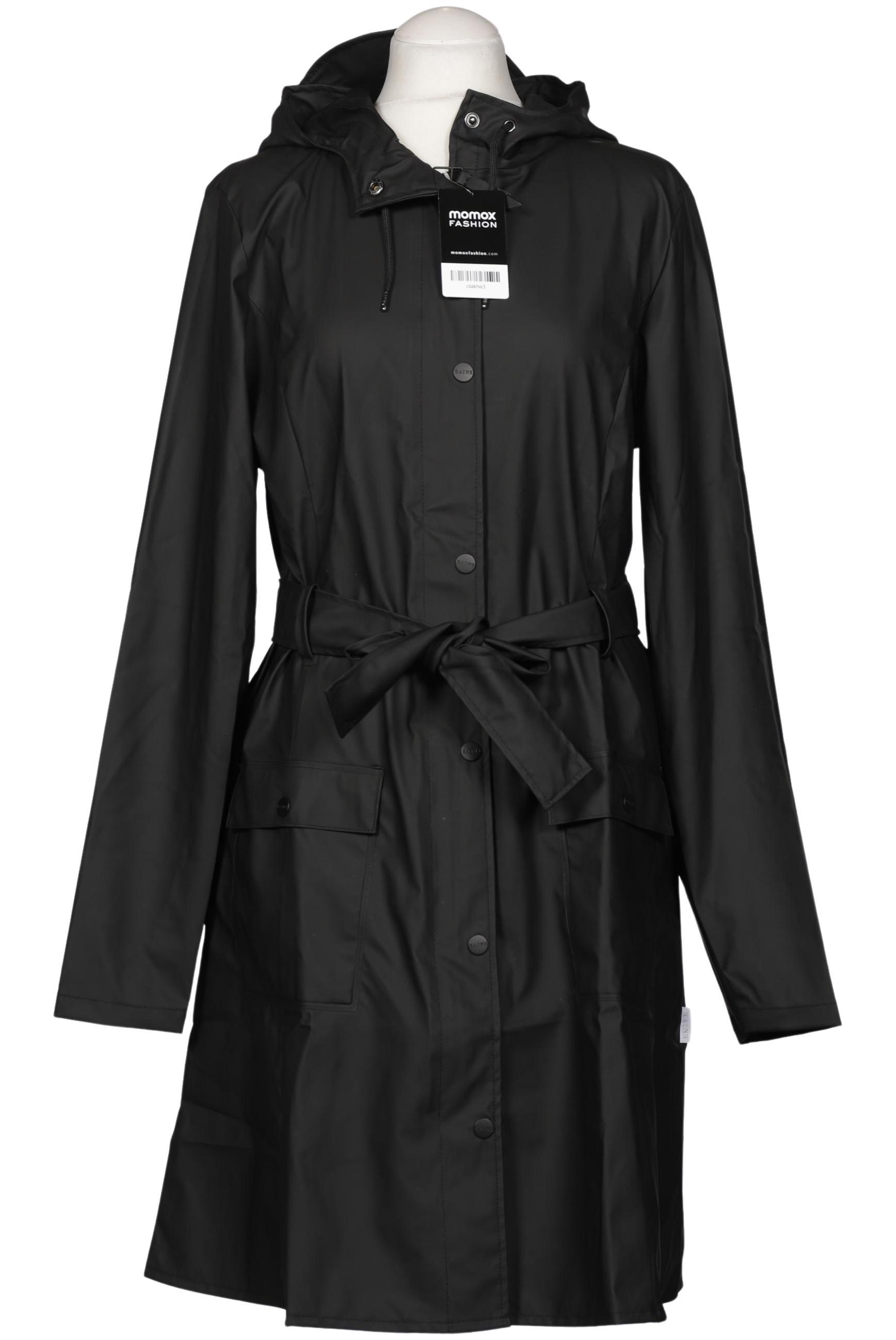 

Rains Damen Mantel, schwarz, Gr. 36