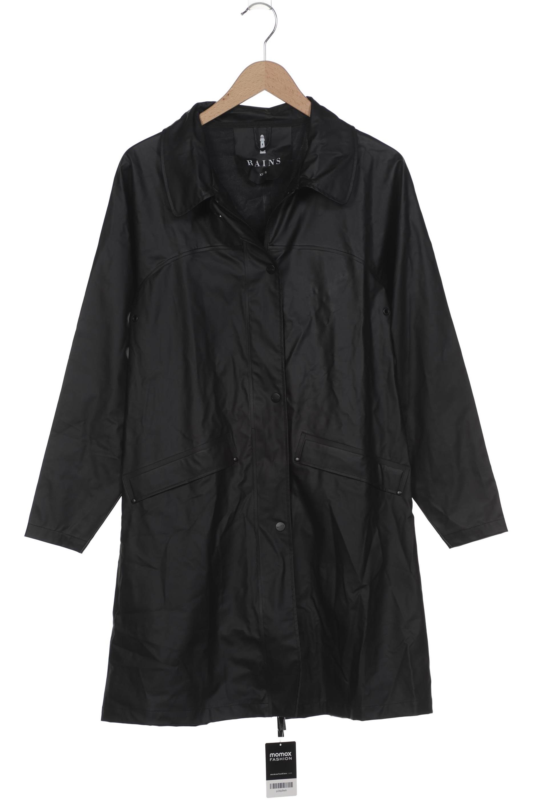 

Rains Damen Mantel, schwarz, Gr. 34