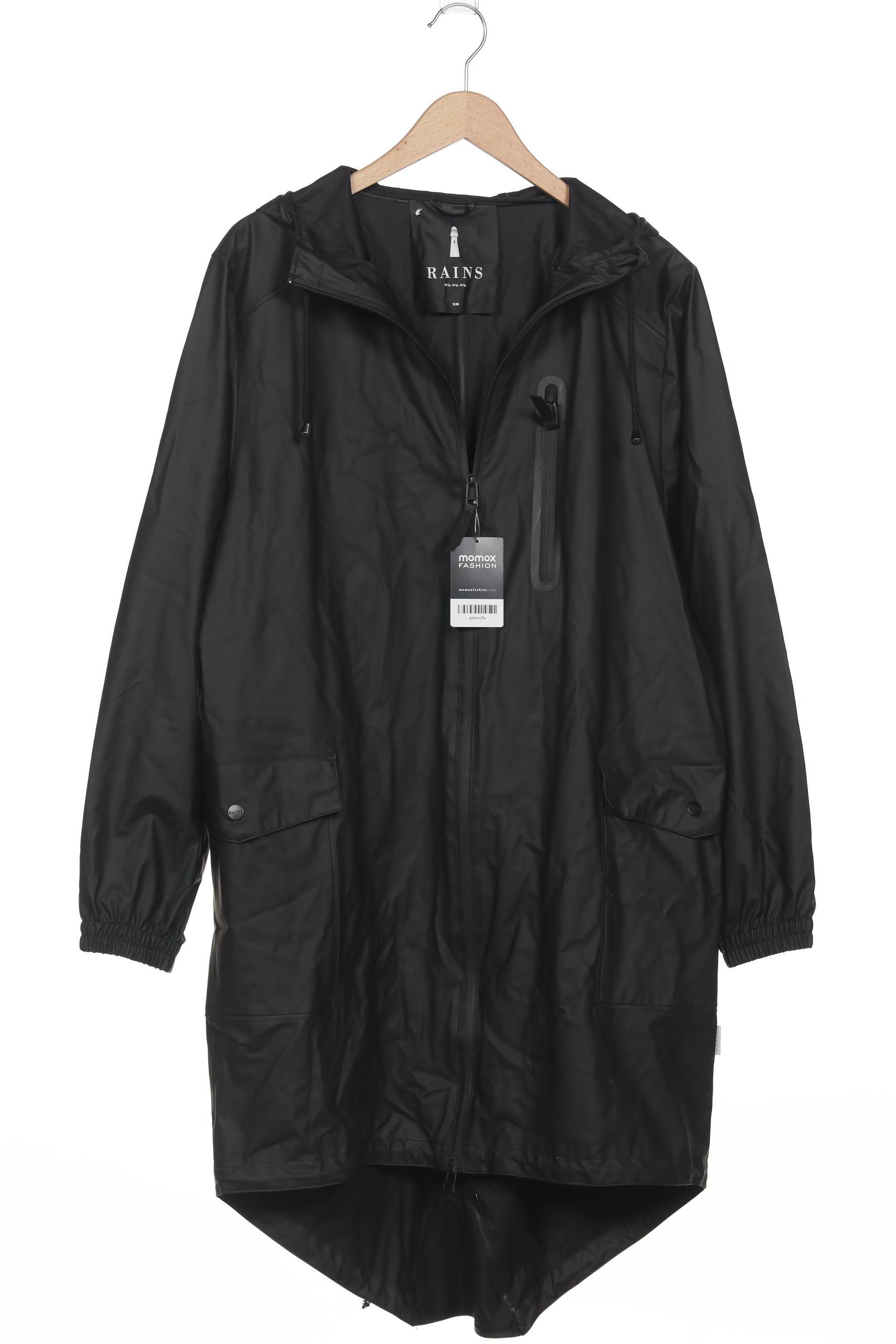 

Rains Damen Mantel, schwarz, Gr. 36