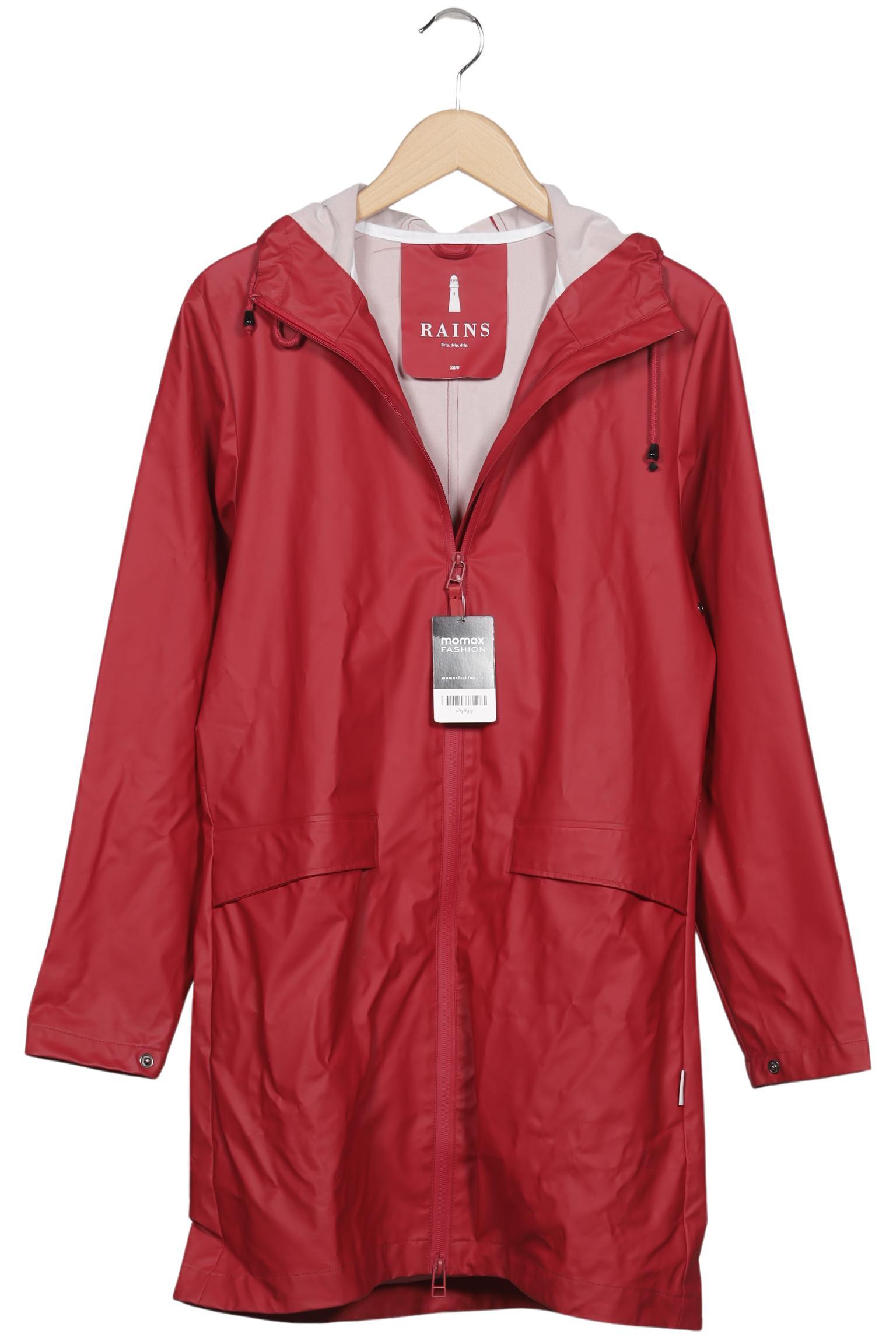 

Rains Damen Mantel, rot, Gr. 34