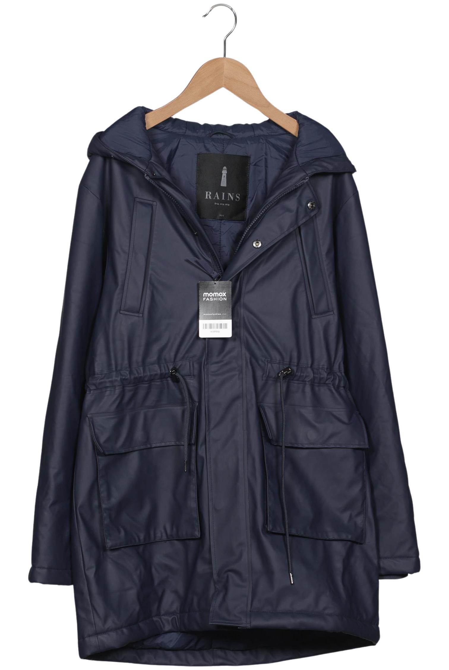 

Rains Damen Mantel, marineblau, Gr. 34