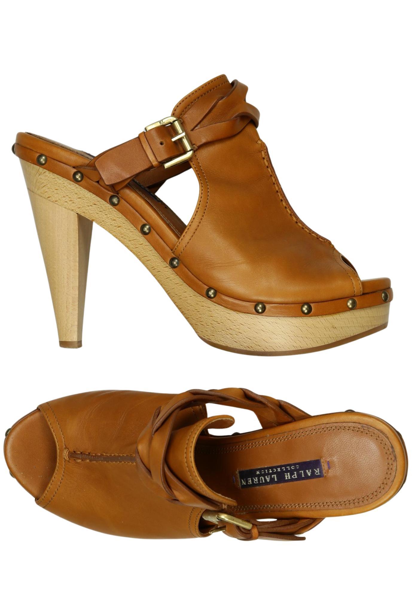 

Ralph Lauren Collection Damen Sandale, braun, Gr. 9