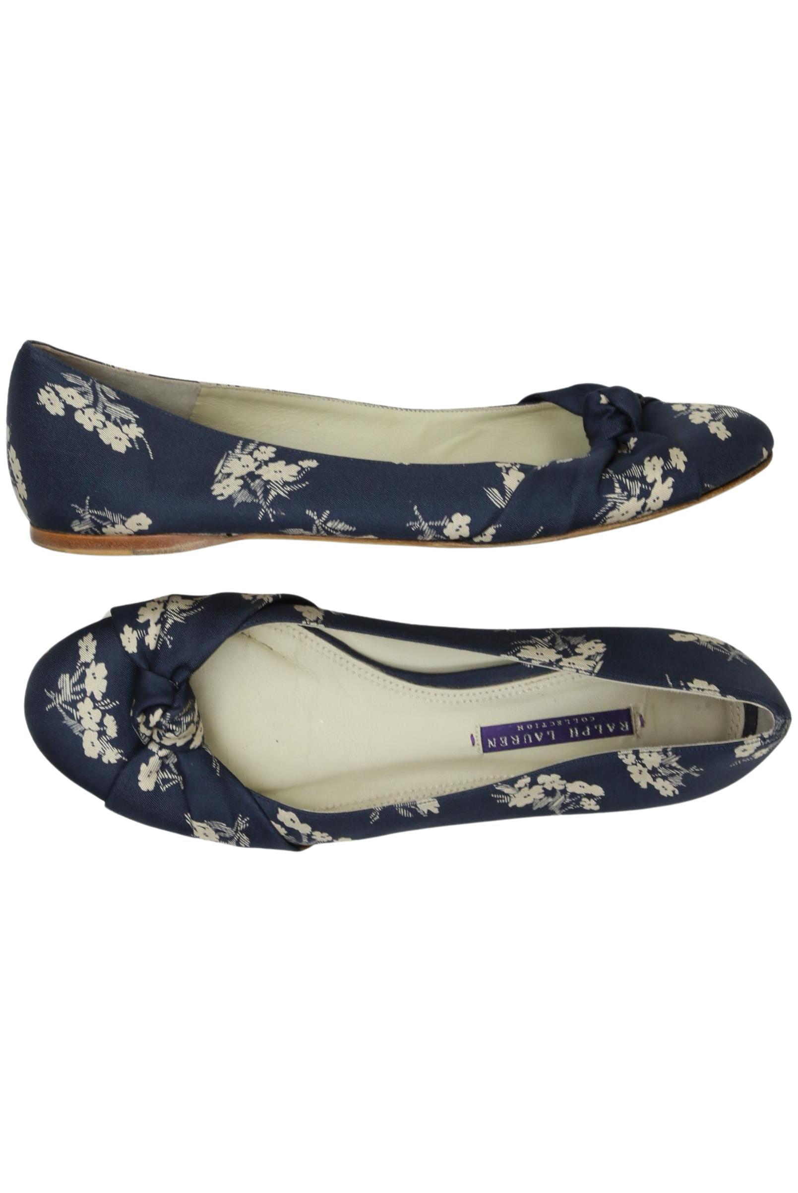 

Ralph Lauren Collection Damen Ballerinas, marineblau, Gr. 9