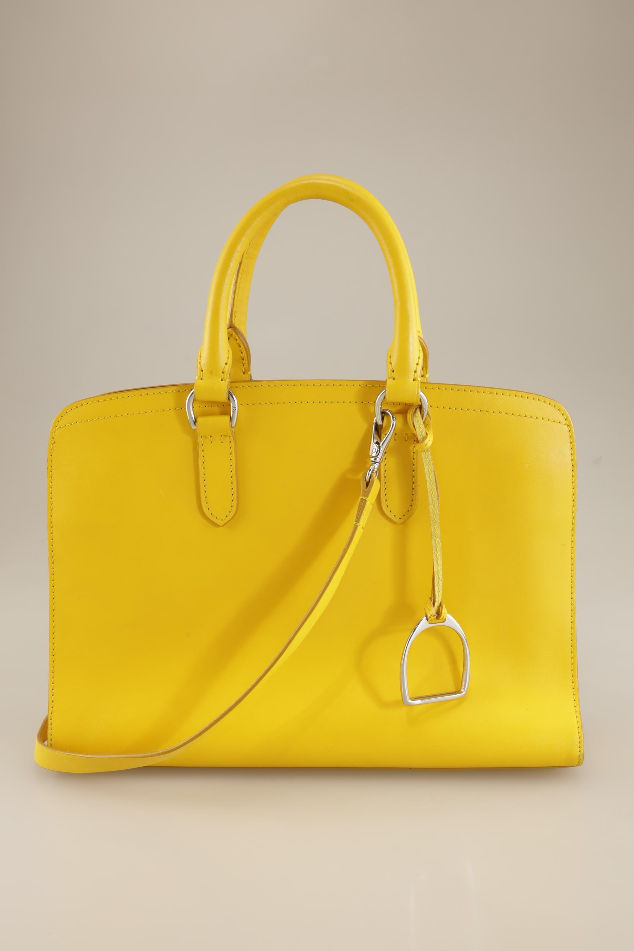 

Ralph Lauren Collection Damen Handtasche, gelb, Gr.