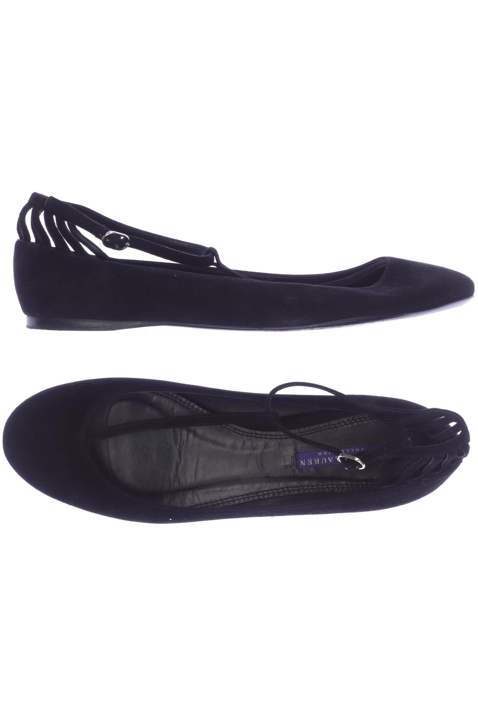 

Ralph Lauren Collection Damen Ballerinas, schwarz, Gr. 10