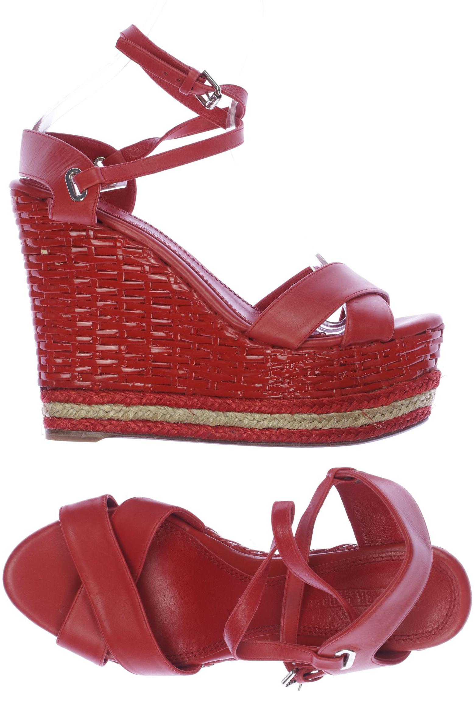 

Ralph Lauren Collection Damen Sandale, rot, Gr. 10