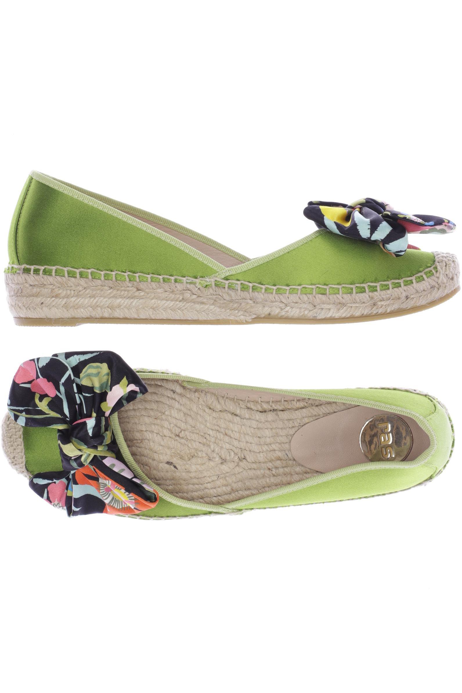 

ras Damen Ballerinas, grün, Gr. 38