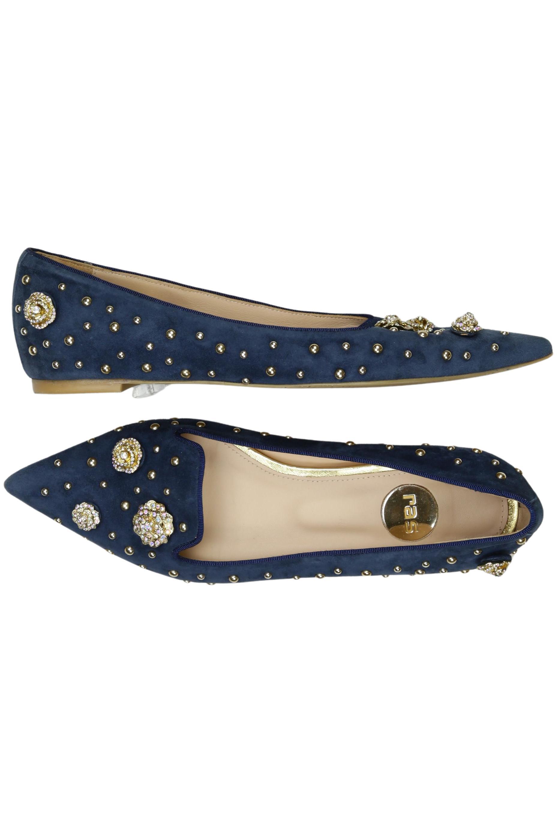 

ras Damen Ballerinas, marineblau, Gr. 38
