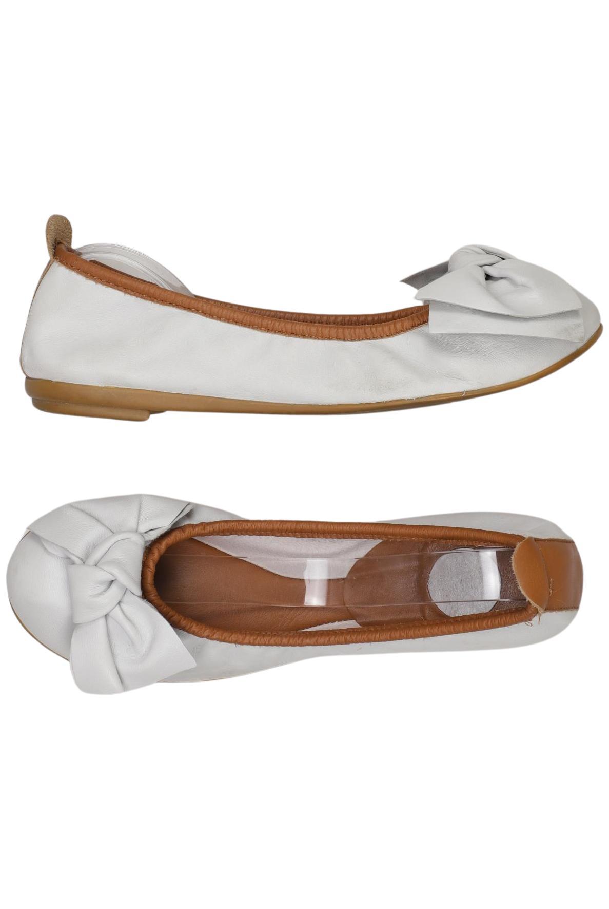 

ras Damen Ballerinas, weiß, Gr. 37