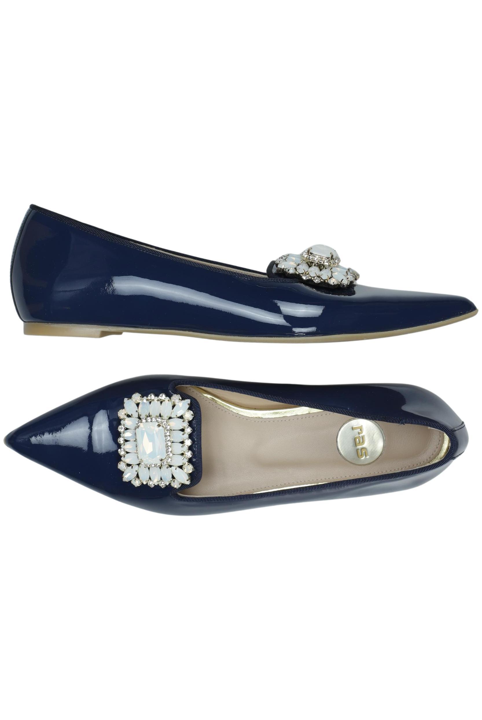 

ras Damen Halbschuh, marineblau, Gr. 39