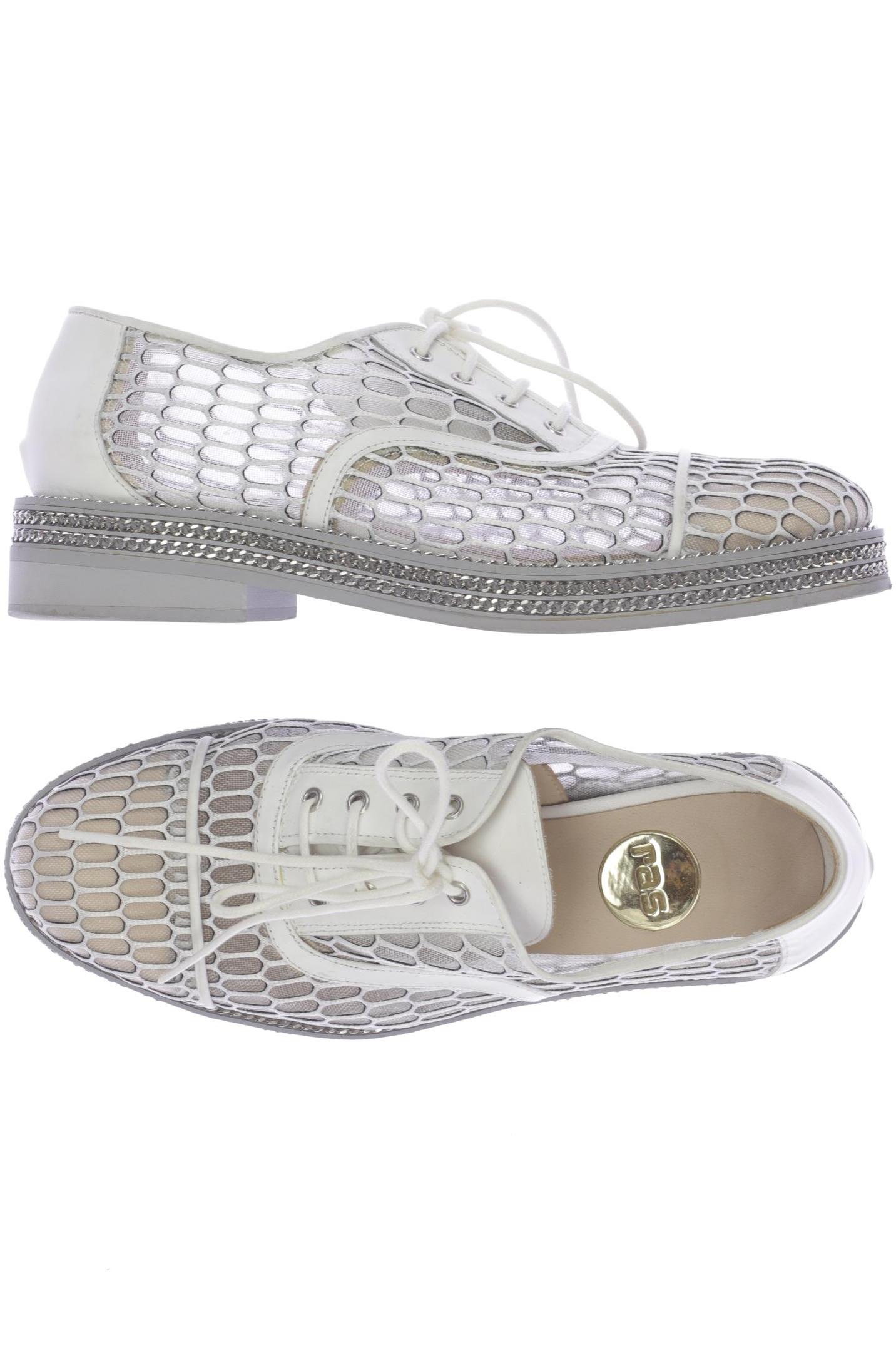 

ras Damen Halbschuh, cremeweiß, Gr. 37