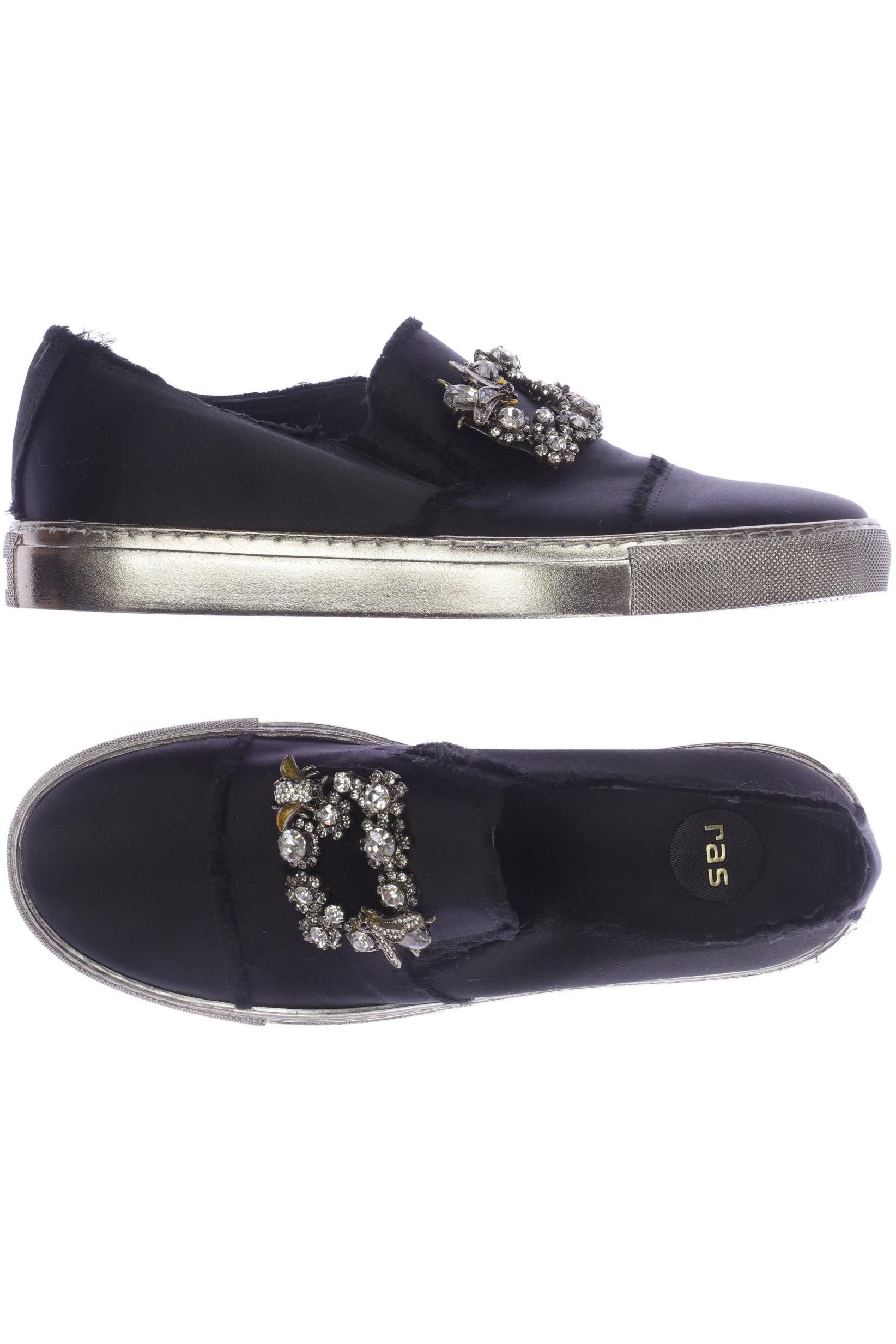 

ras Damen Halbschuh, schwarz, Gr. 39