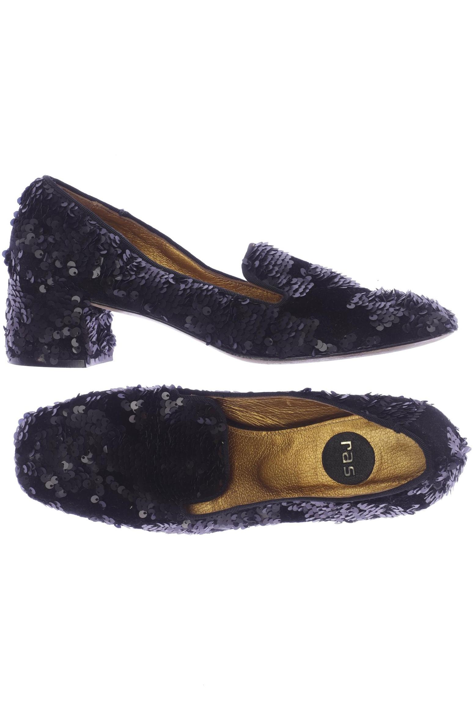 

ras Damen Halbschuh, schwarz, Gr. 38