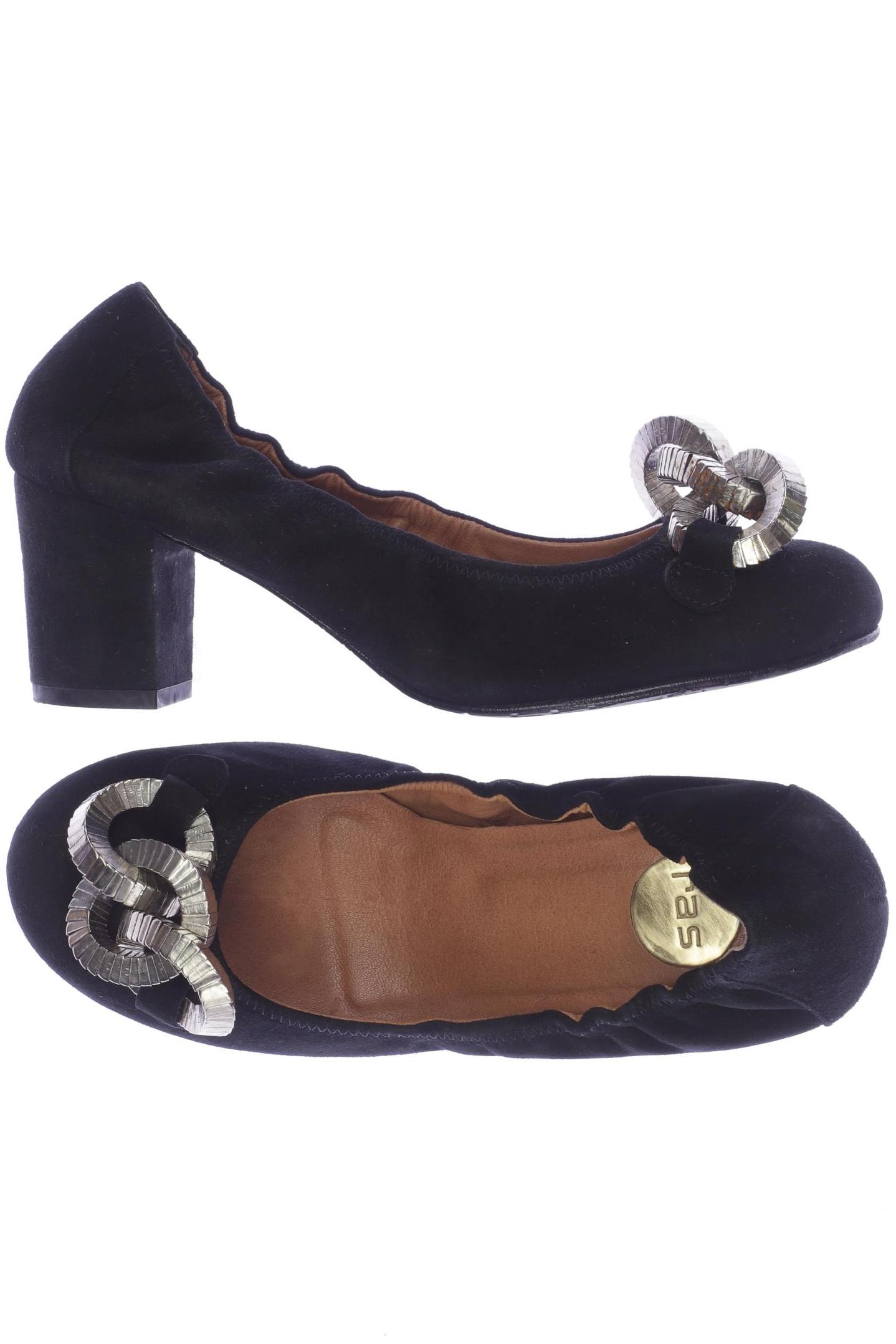 

ras Damen Pumps, schwarz, Gr. 38