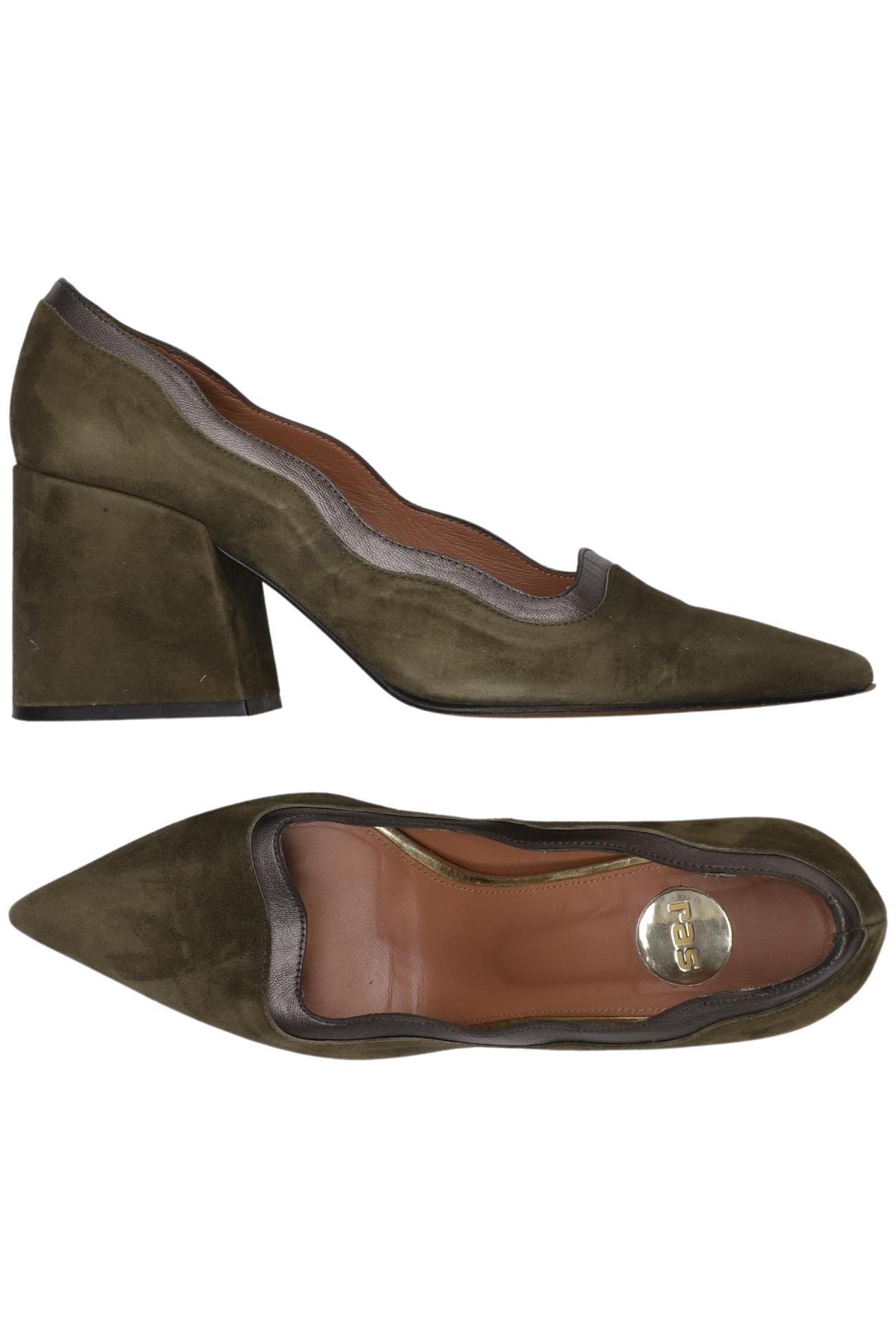 

ras Damen Pumps, grün, Gr. 40