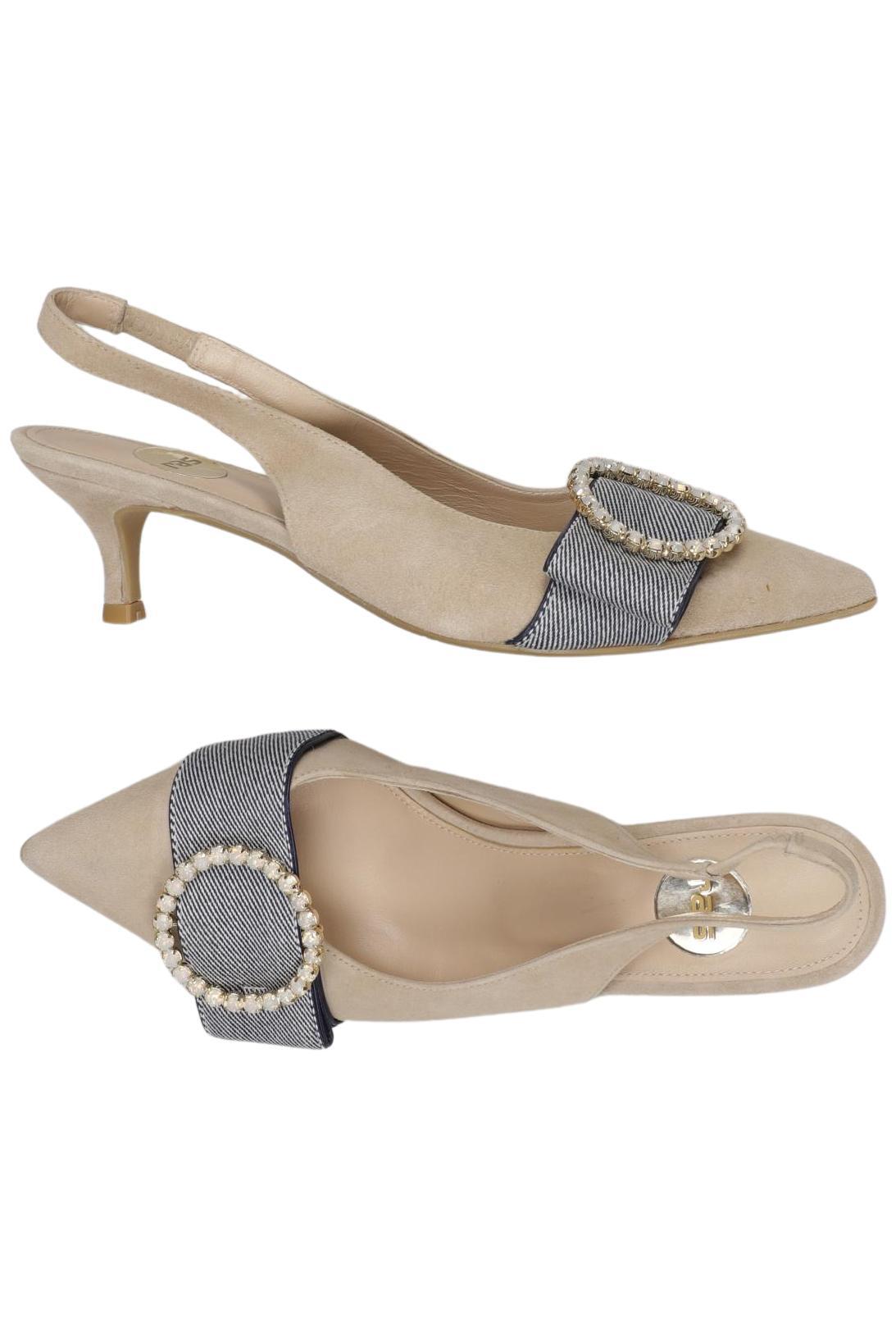 

ras Damen Pumps, beige, Gr. 39.5