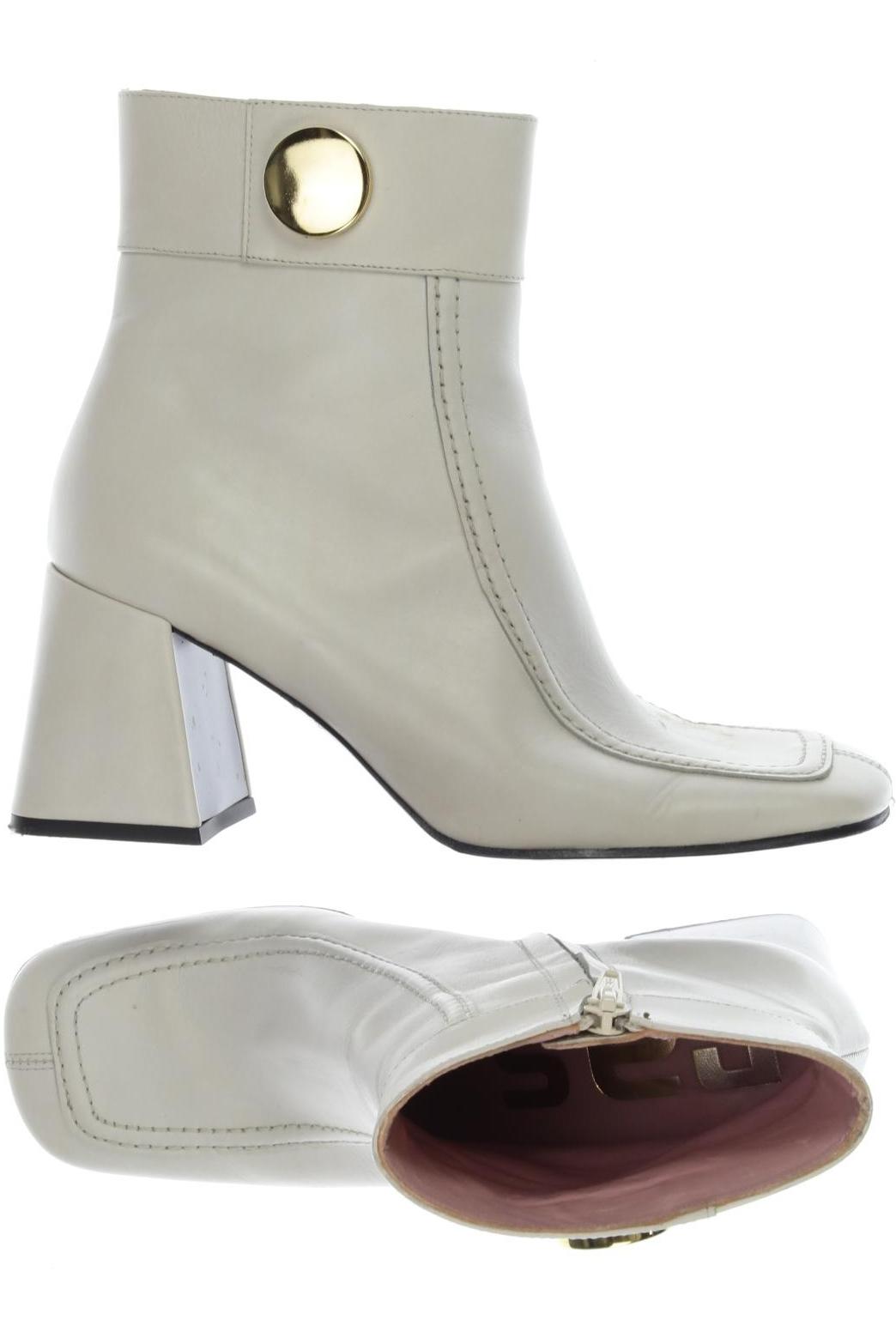 

ras Damen Stiefelette, weiß, Gr. 38