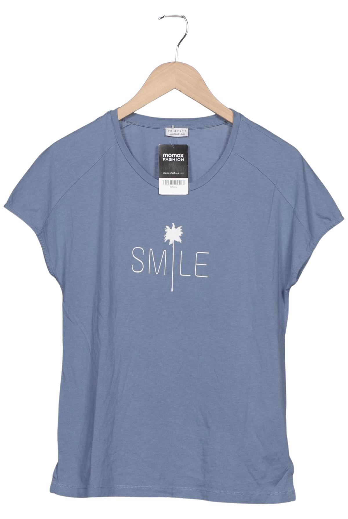 

Re.draft Damen T-Shirt, blau, Gr. 38