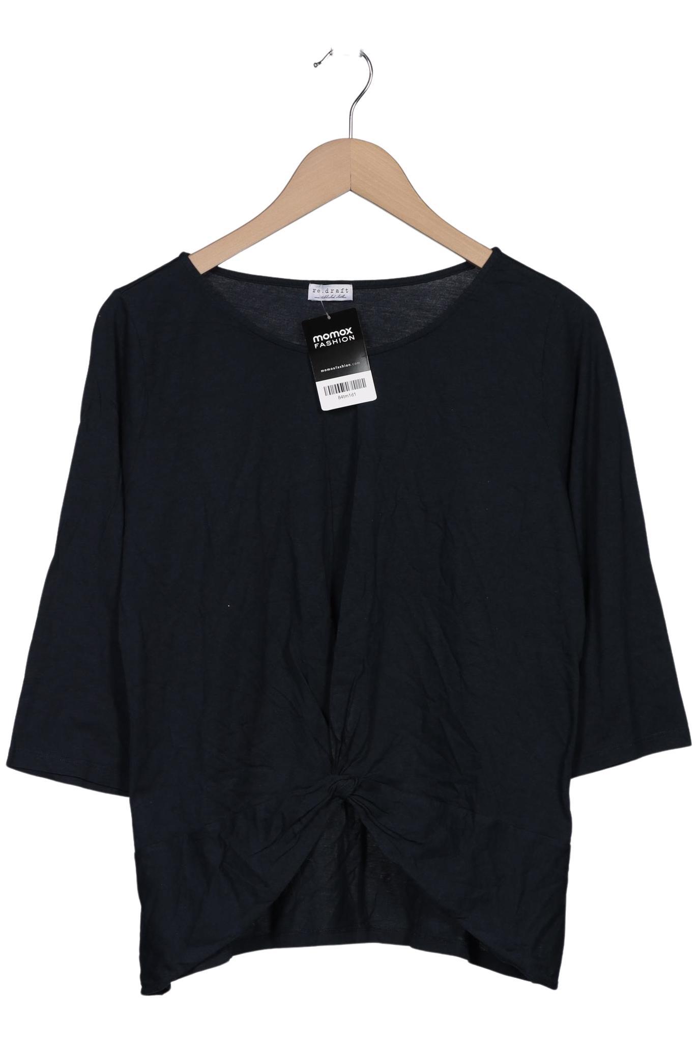 

Re.draft Damen Langarmshirt, marineblau, Gr. 42