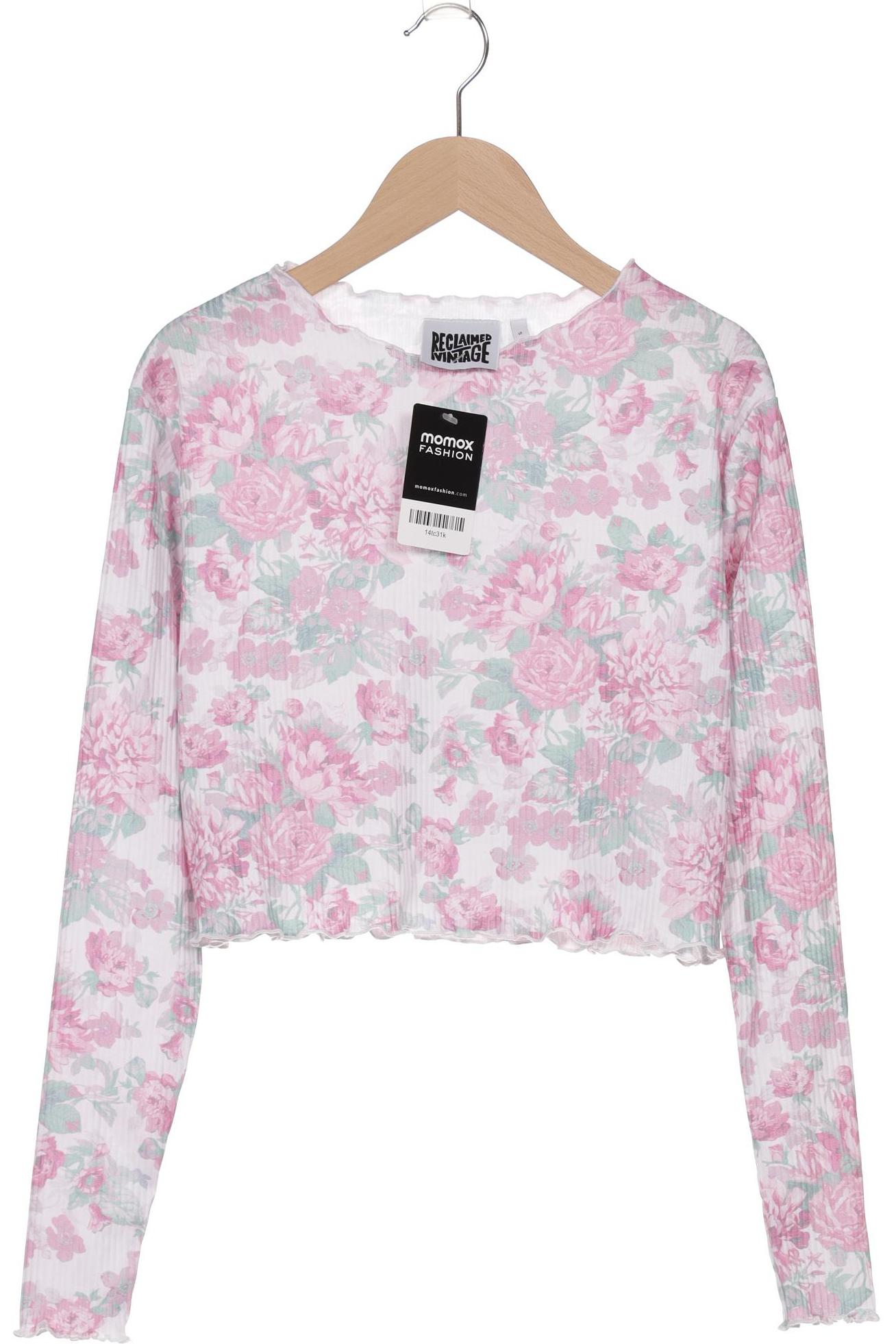 

Reclaimed Vintage Damen Langarmshirt, pink, Gr. 36