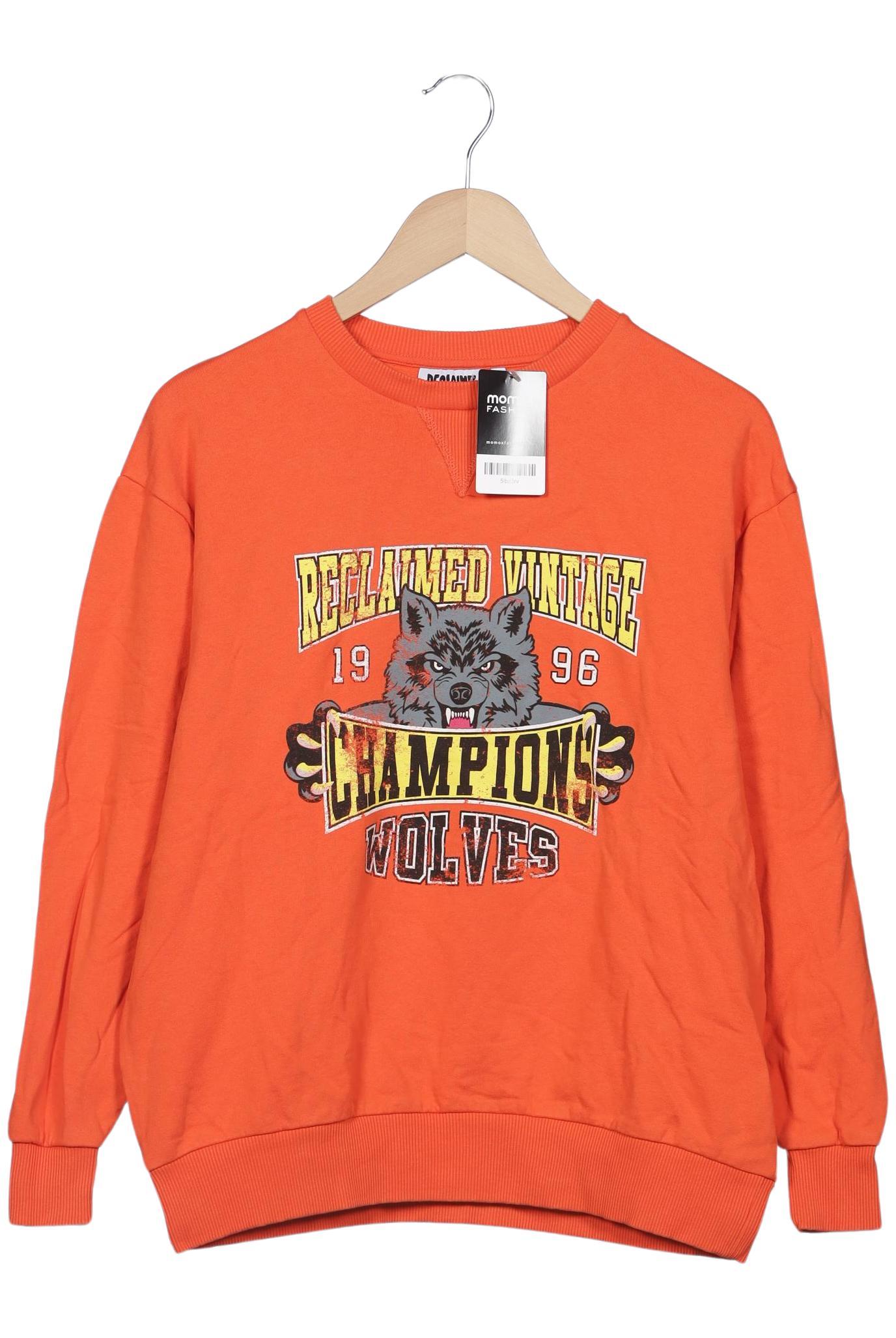 

Reclaimed Vintage Damen Sweatshirt, orange, Gr. 36