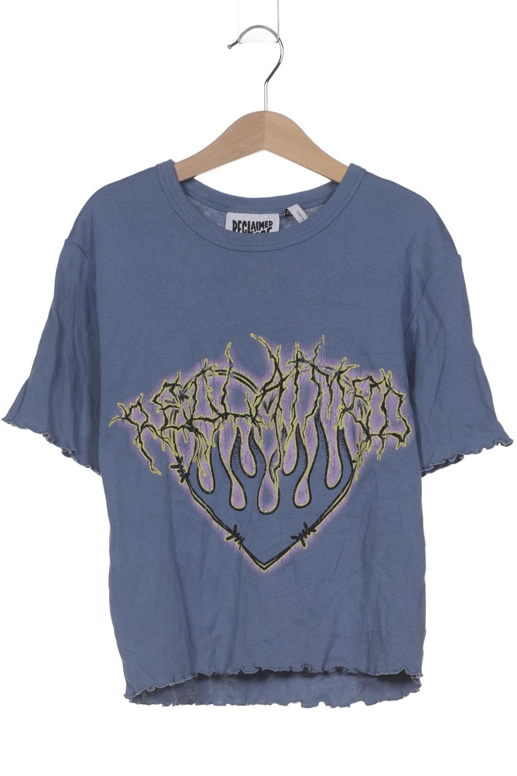 

Reclaimed Vintage Damen T-Shirt, blau, Gr. 38