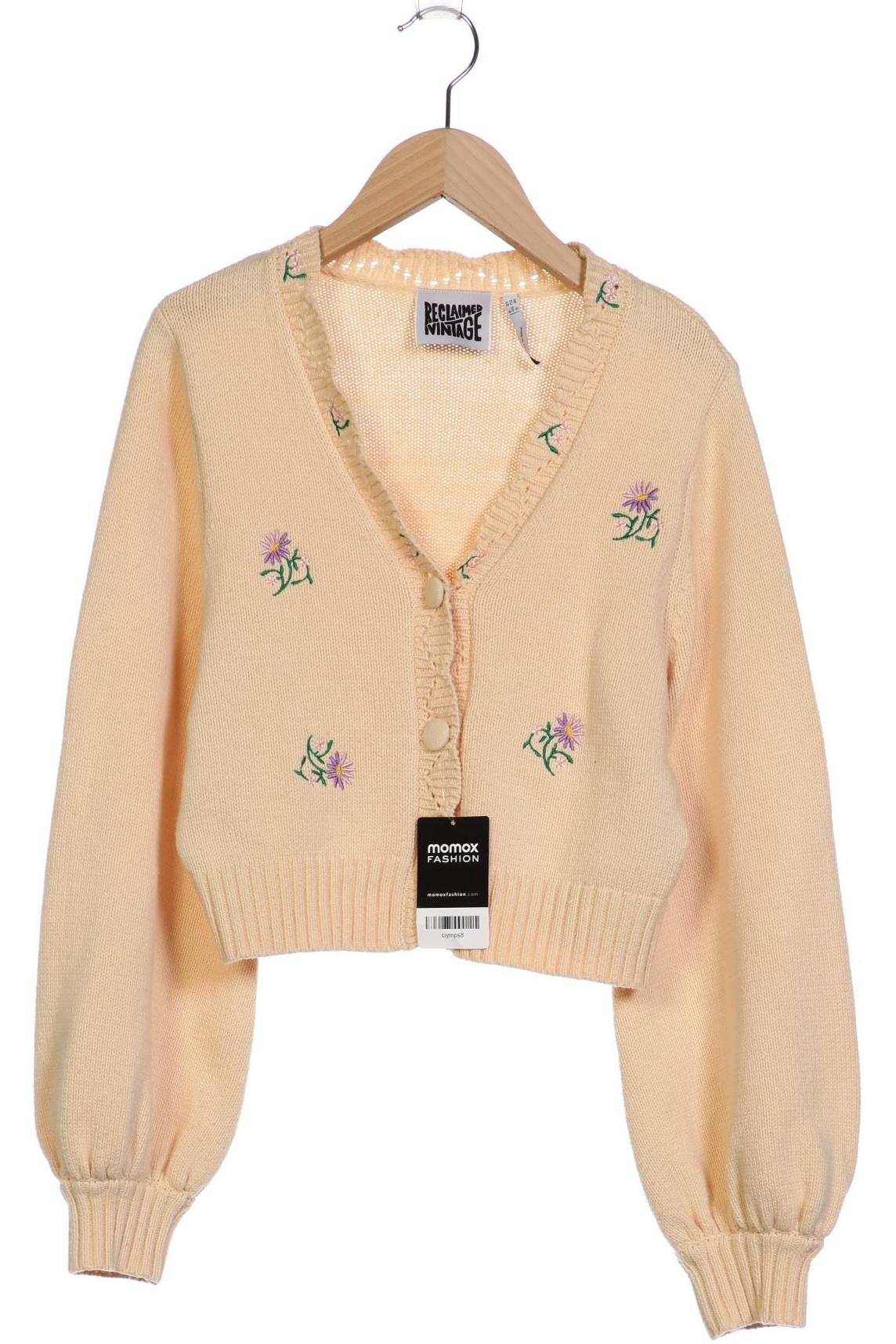 

Reclaimed Vintage Damen Strickjacke, cremeweiß, Gr. 36