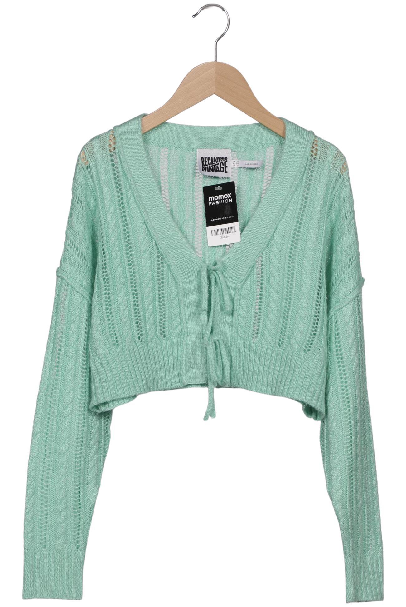 

Reclaimed Vintage Damen Strickjacke, hellgrün, Gr. 38