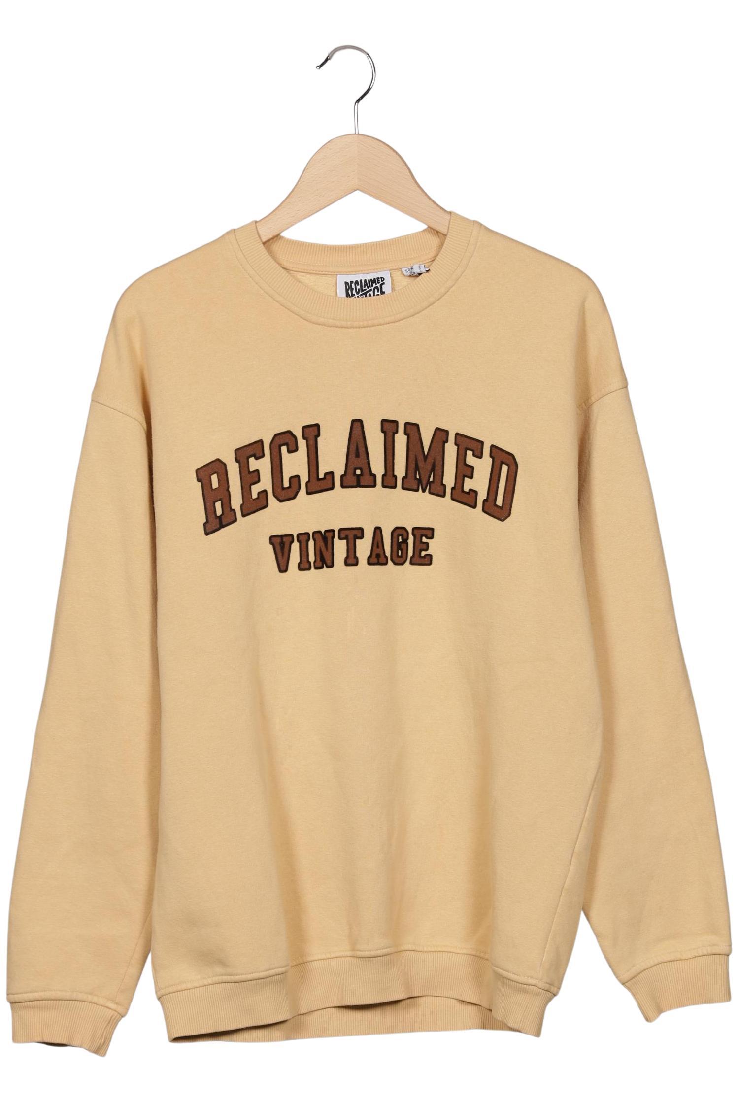 

Reclaimed Vintage Damen Sweatshirt, beige, Gr. 34