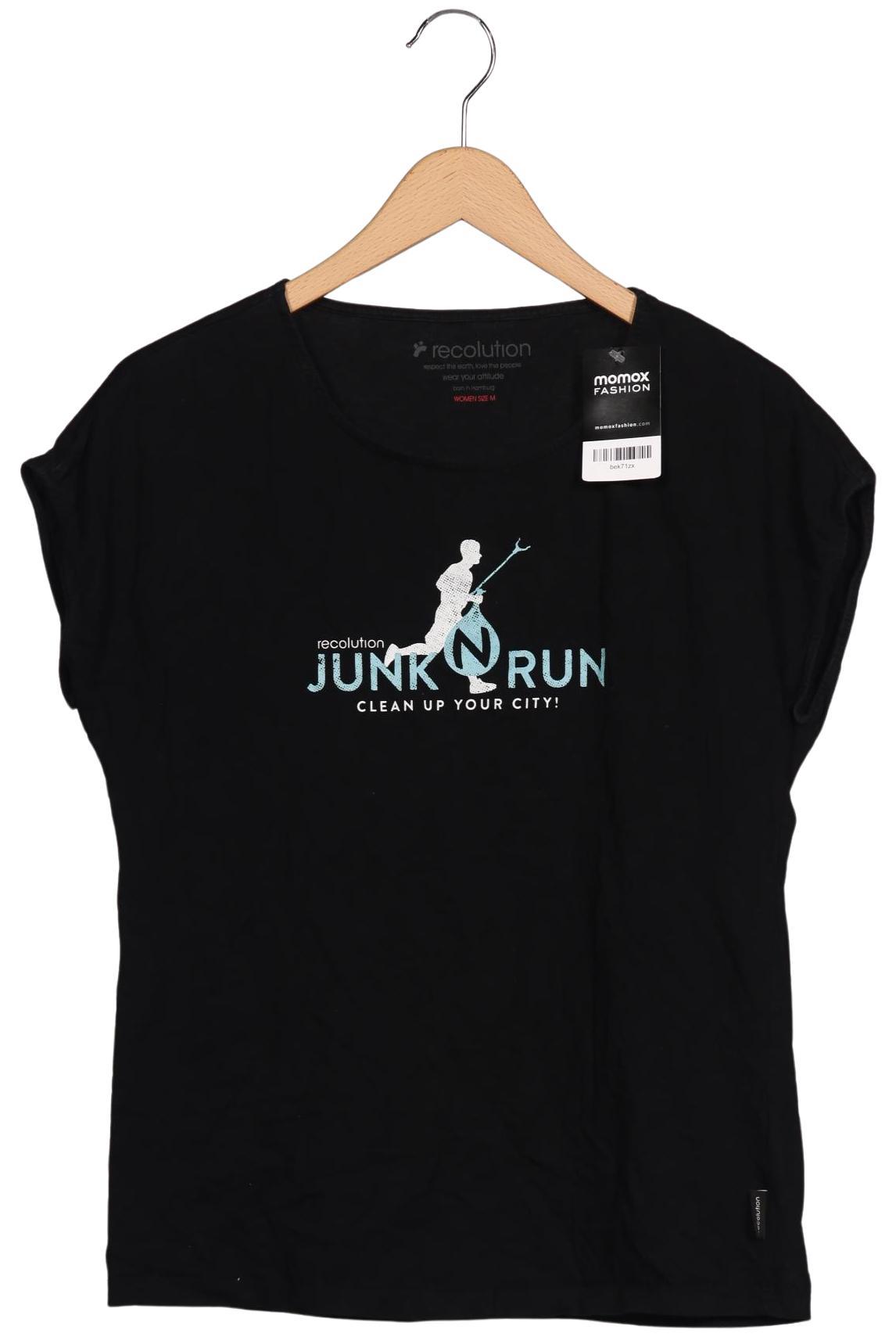 

Recolution Damen T-Shirt, schwarz, Gr. 38