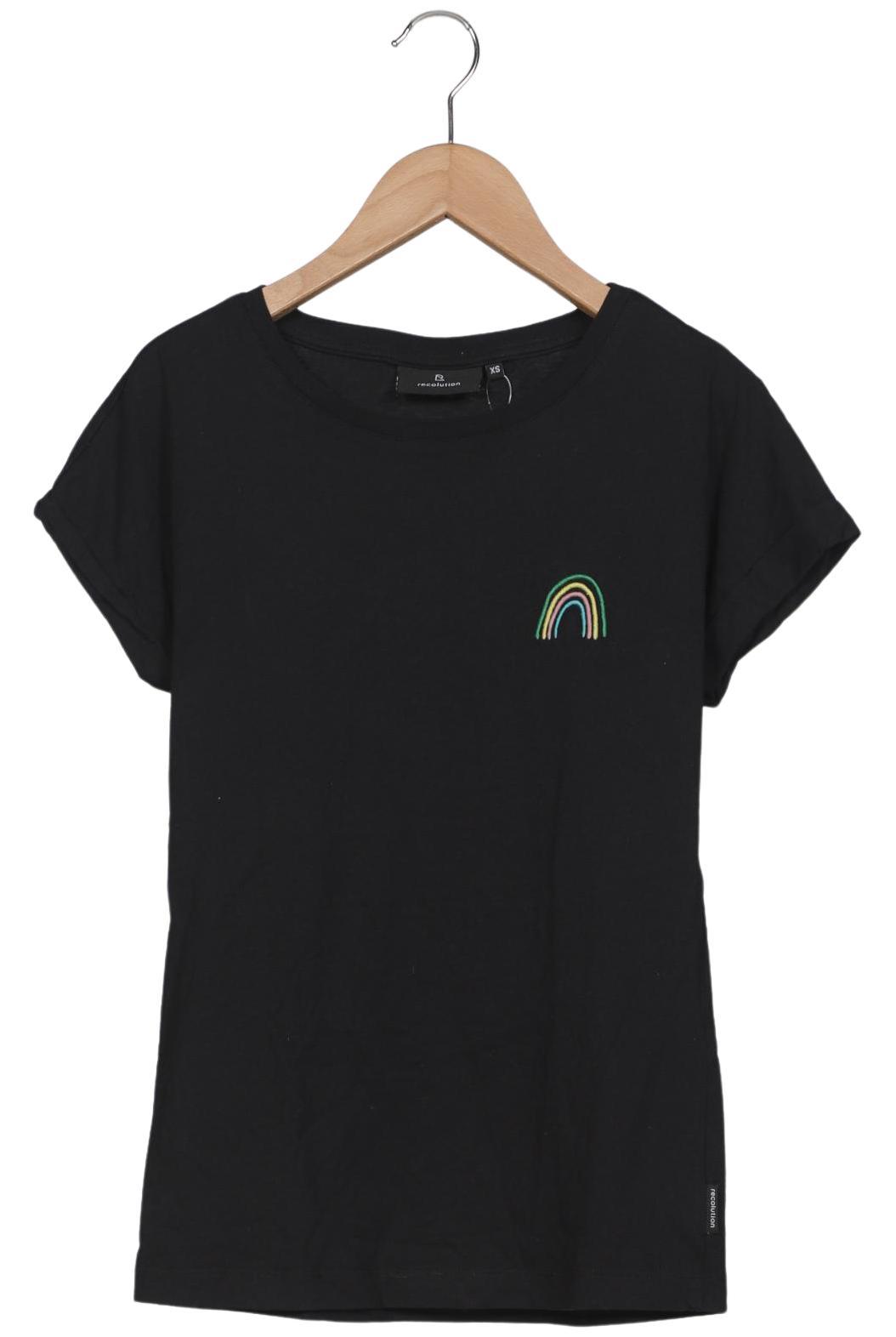 

Recolution Damen T-Shirt, schwarz, Gr. 34