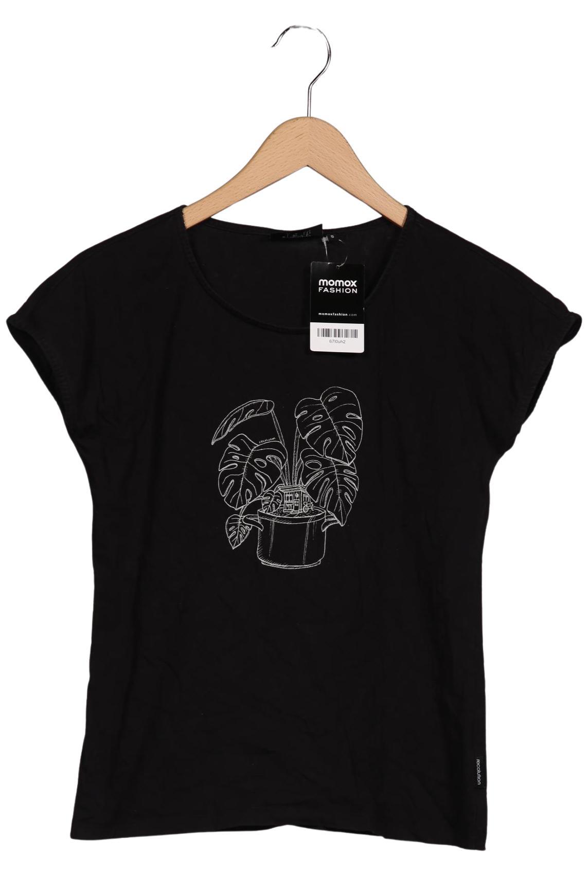 

Recolution Damen T-Shirt, schwarz, Gr. 36