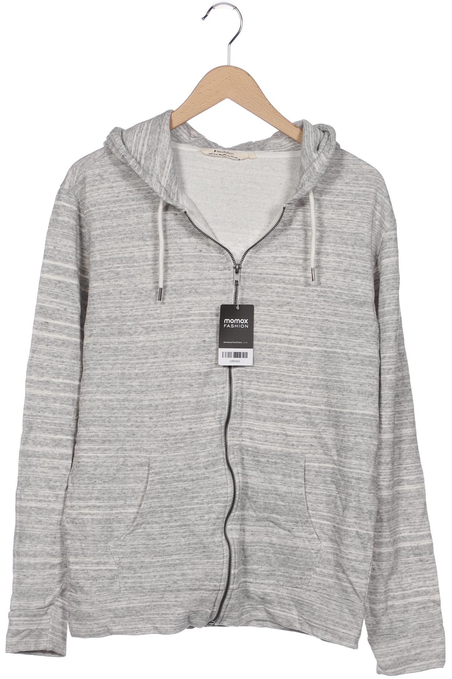 

Recolution Herren Kapuzenpullover, grau, Gr. 54